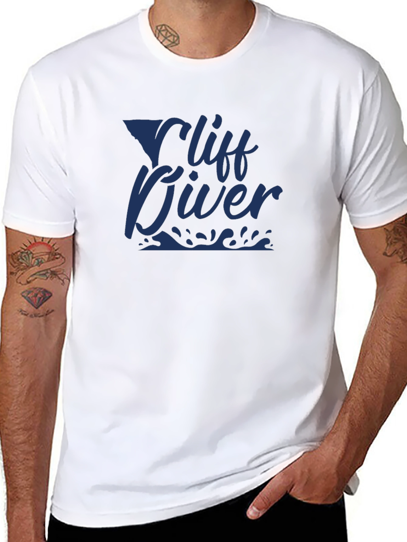 Cliff Diver Graphic Tee - Casual Cool