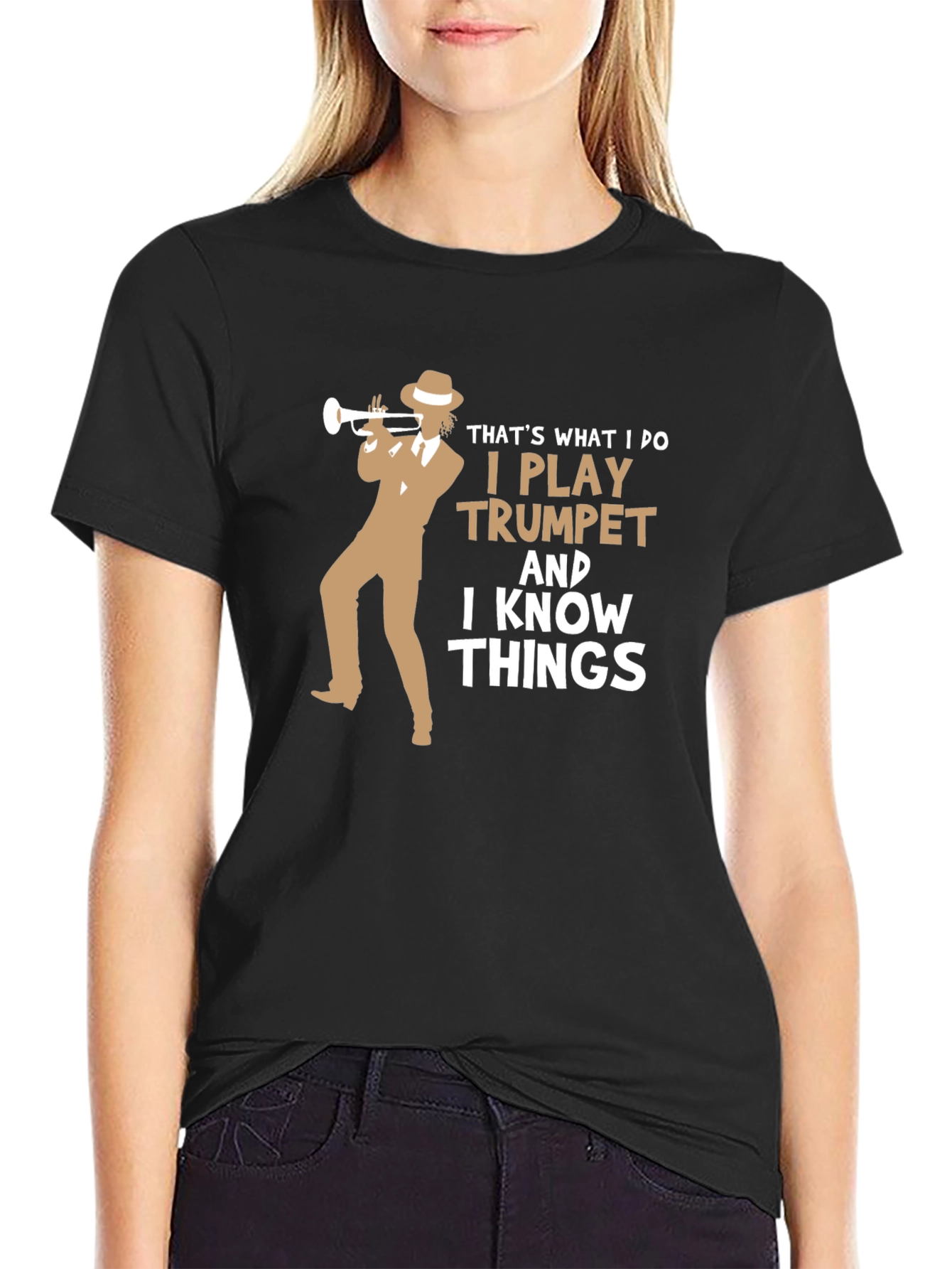 Trumpet Player T-Shirt - I Know Things Funny Tee