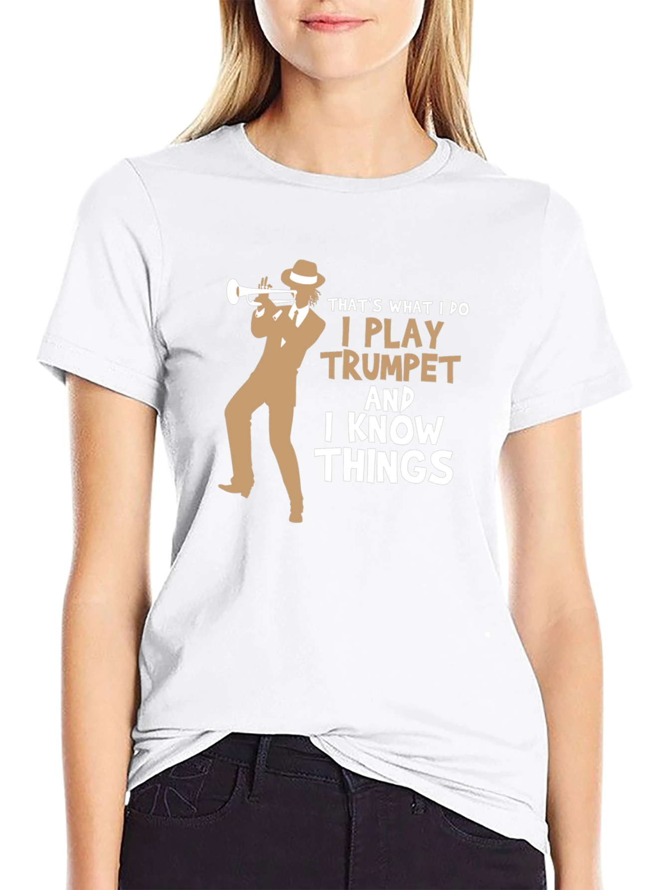 Trumpet Player T-Shirt - I Know Things Funny Tee