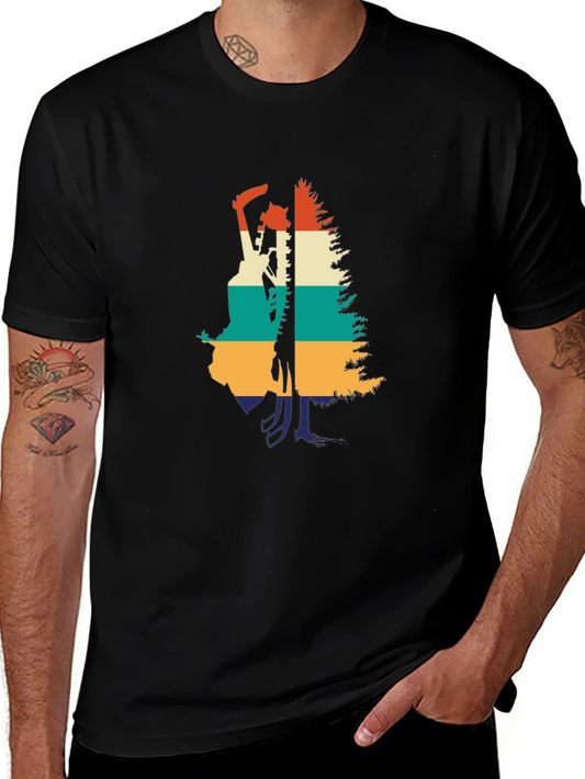 Retro Arborist T-Shirt - Vintage Tree Climber Tee