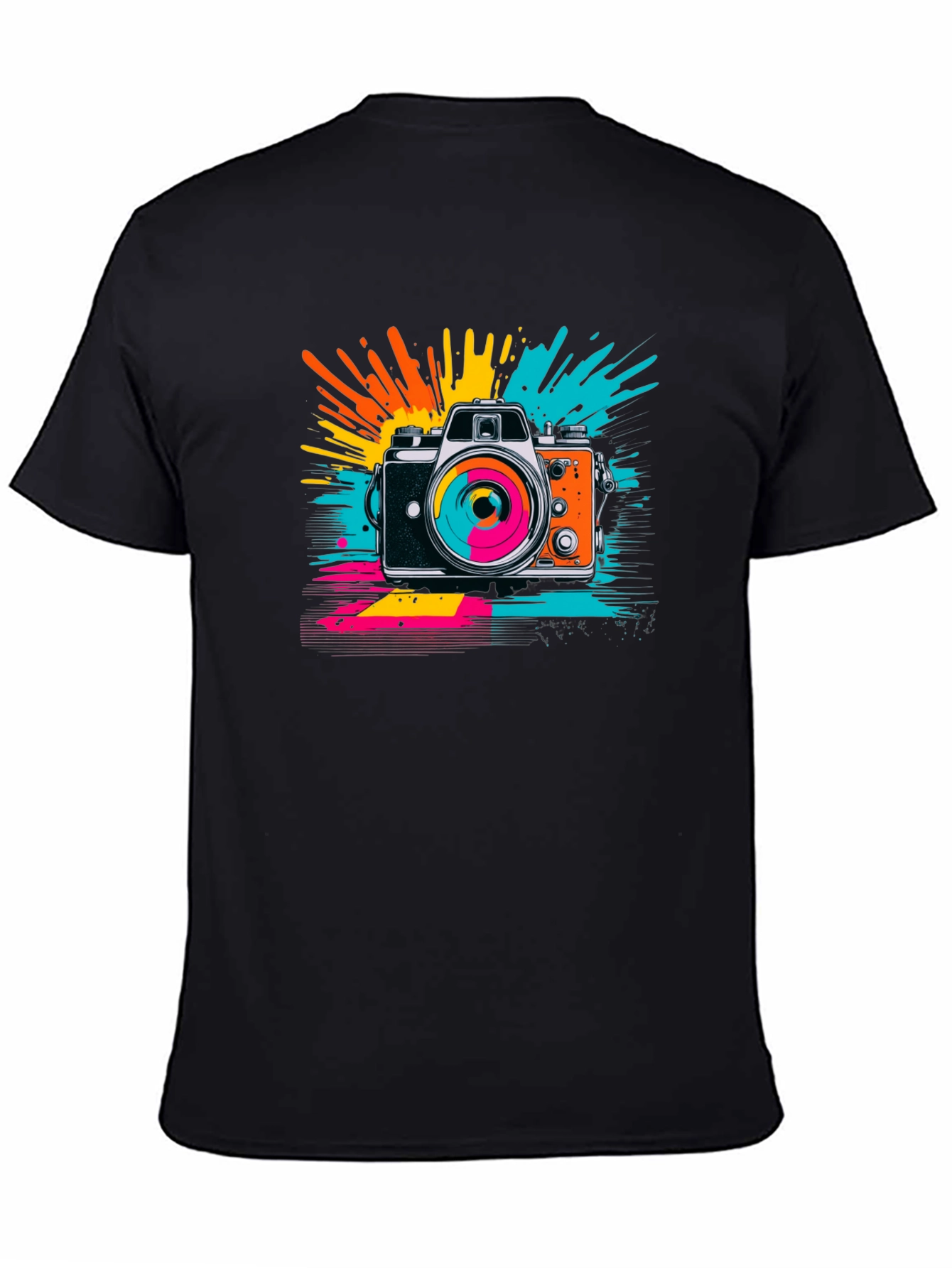 Retro Camera Graphic Tee - Stylish & Unique