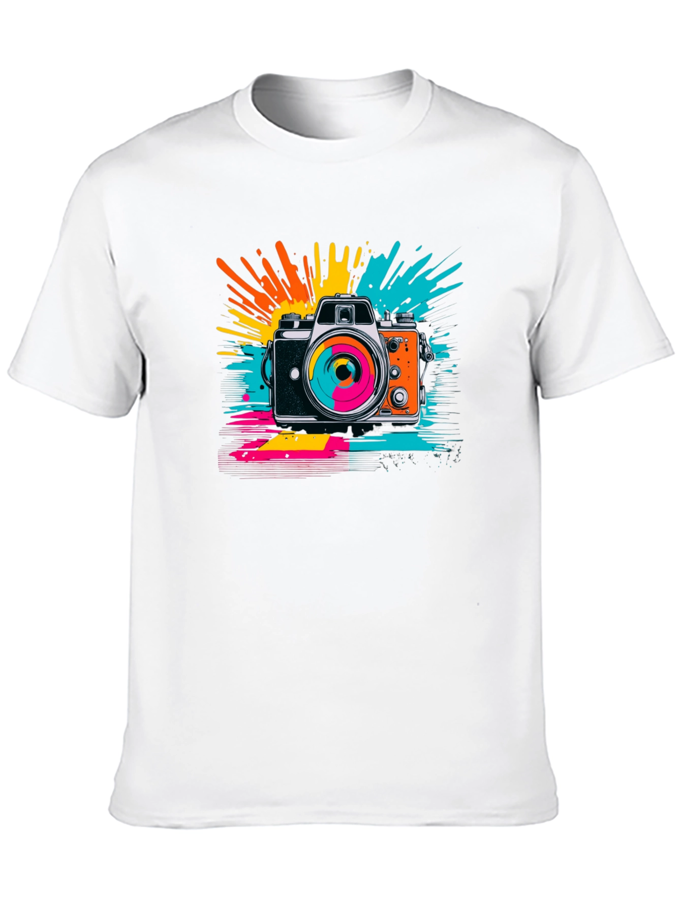 Retro Camera Graphic Tee - Stylish & Unique
