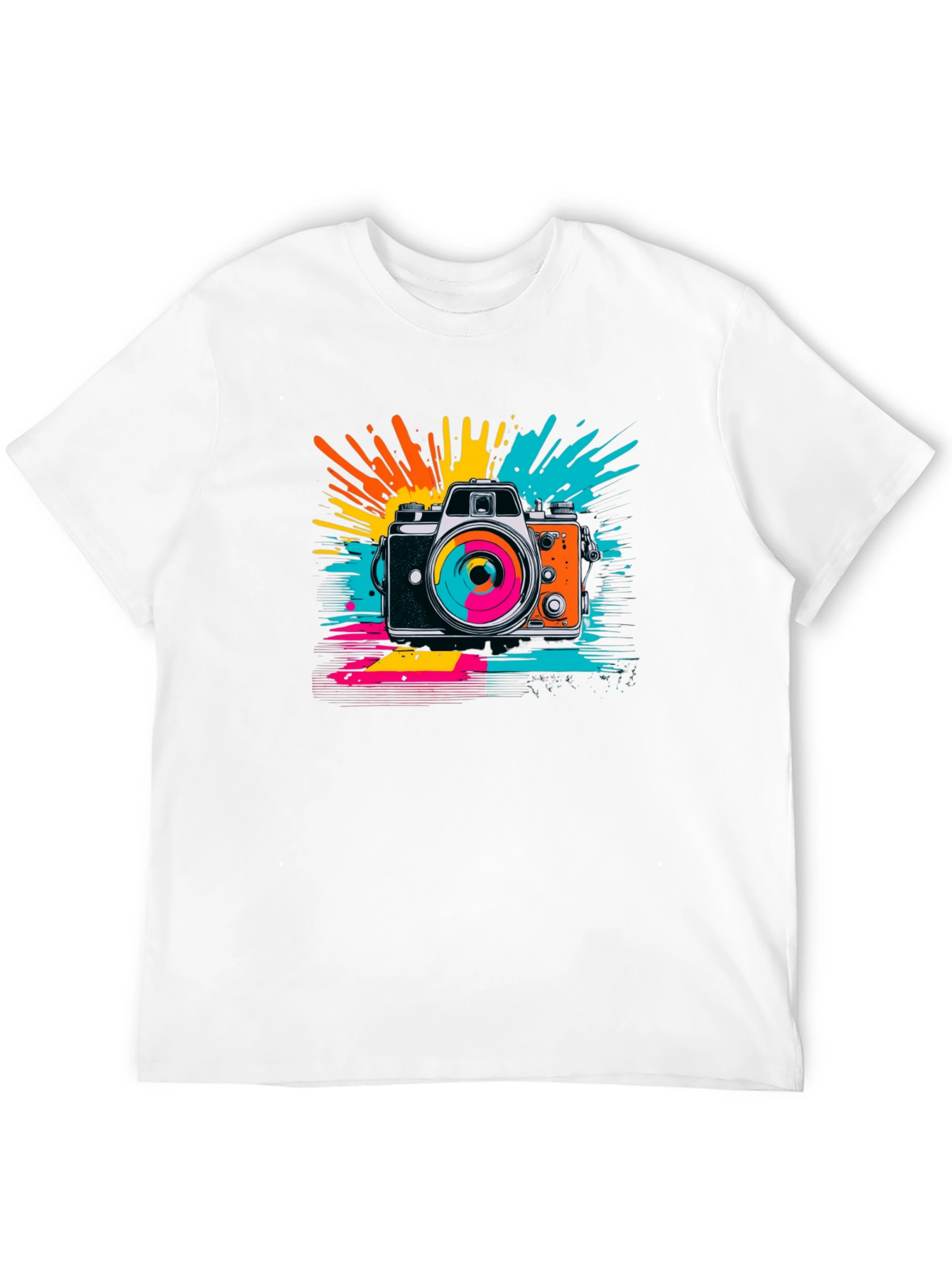 Retro Camera Graphic Tee - Stylish & Unique