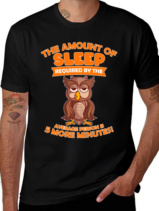 Funny Sleepy Owl T-Shirt
