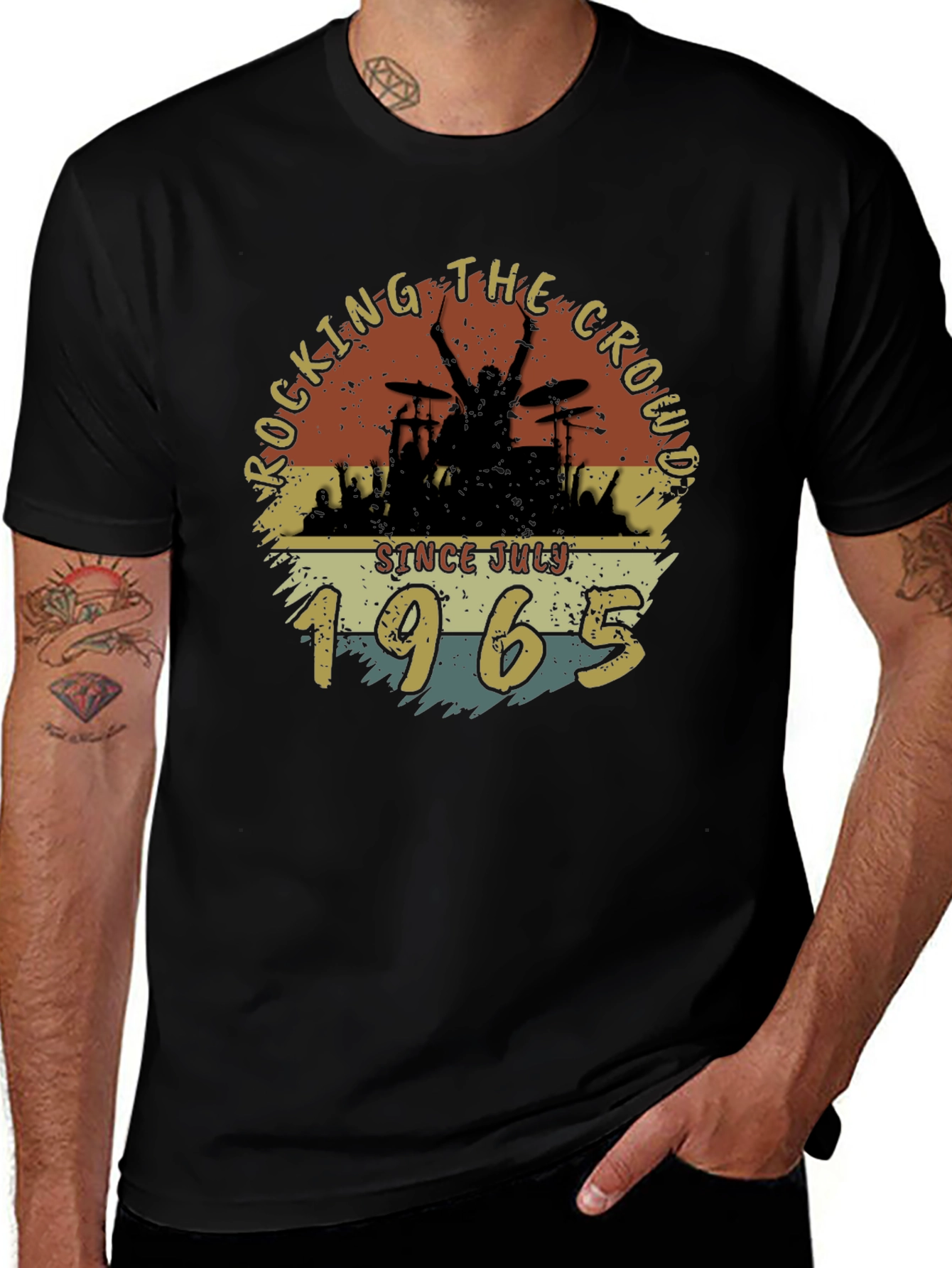 Rocking the Crowd Since July 1965 T-Shirt