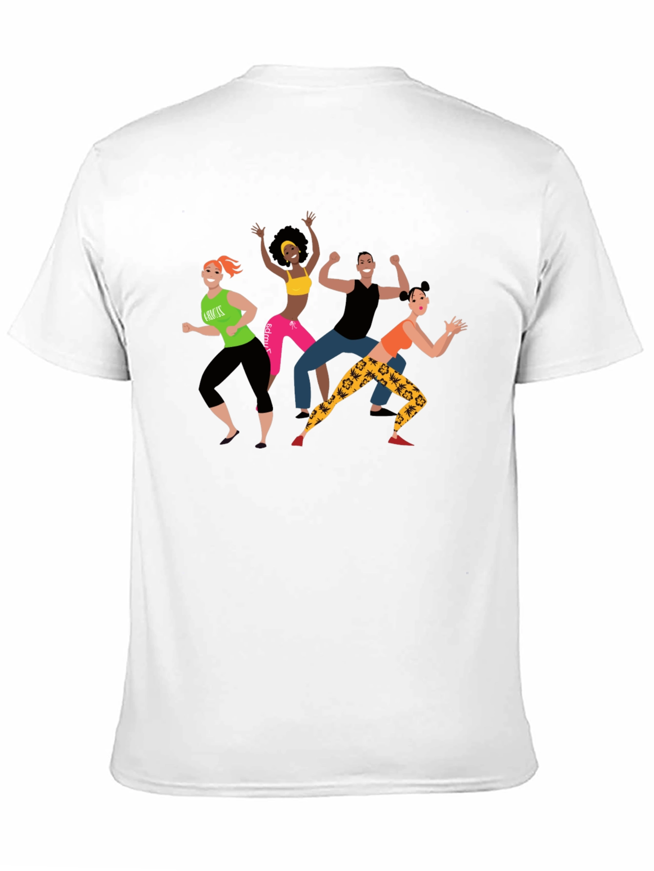 Fun Dance Group Graphic Black T-Shirt