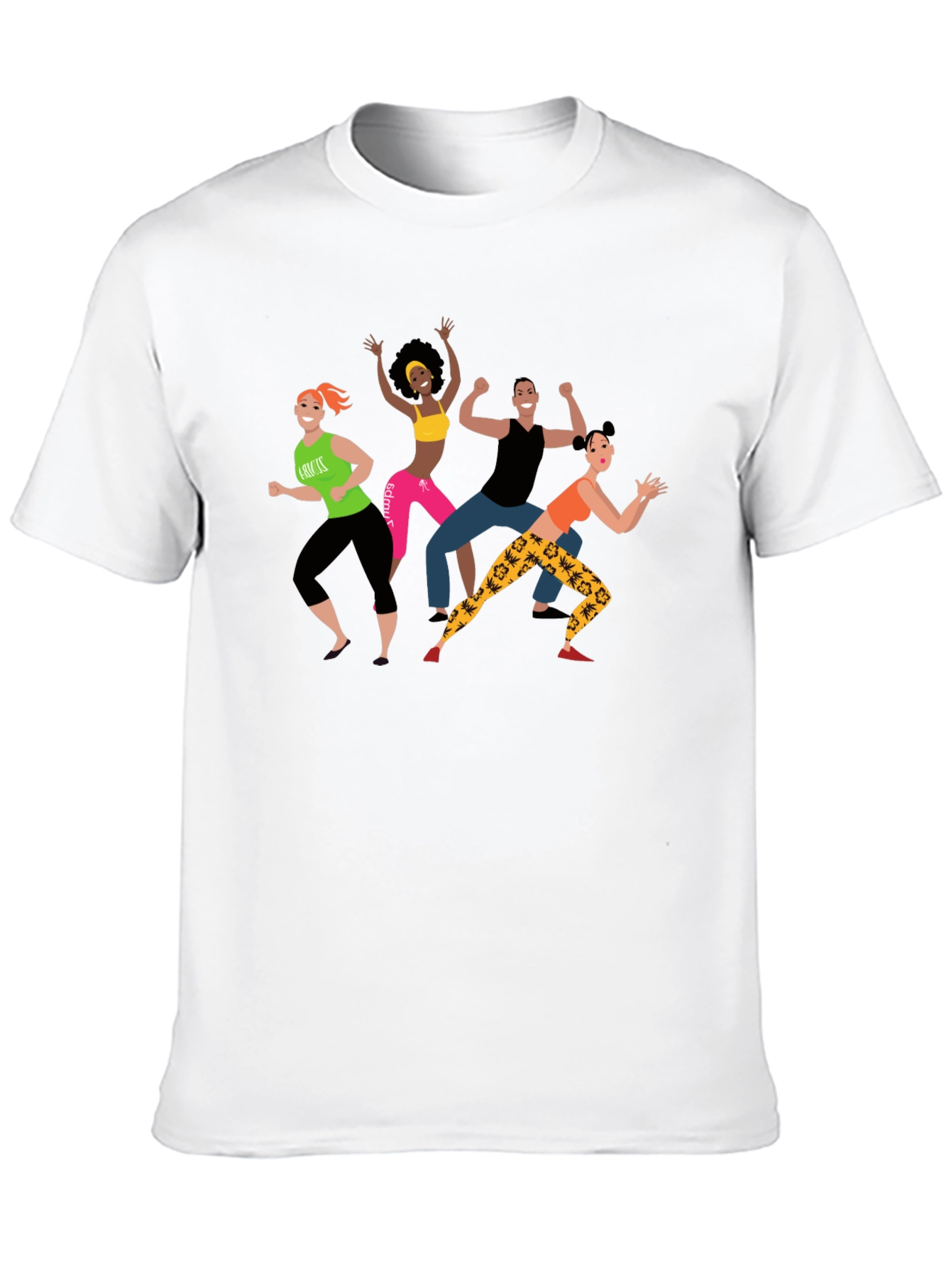 Fun Dance Group Graphic Black T-Shirt