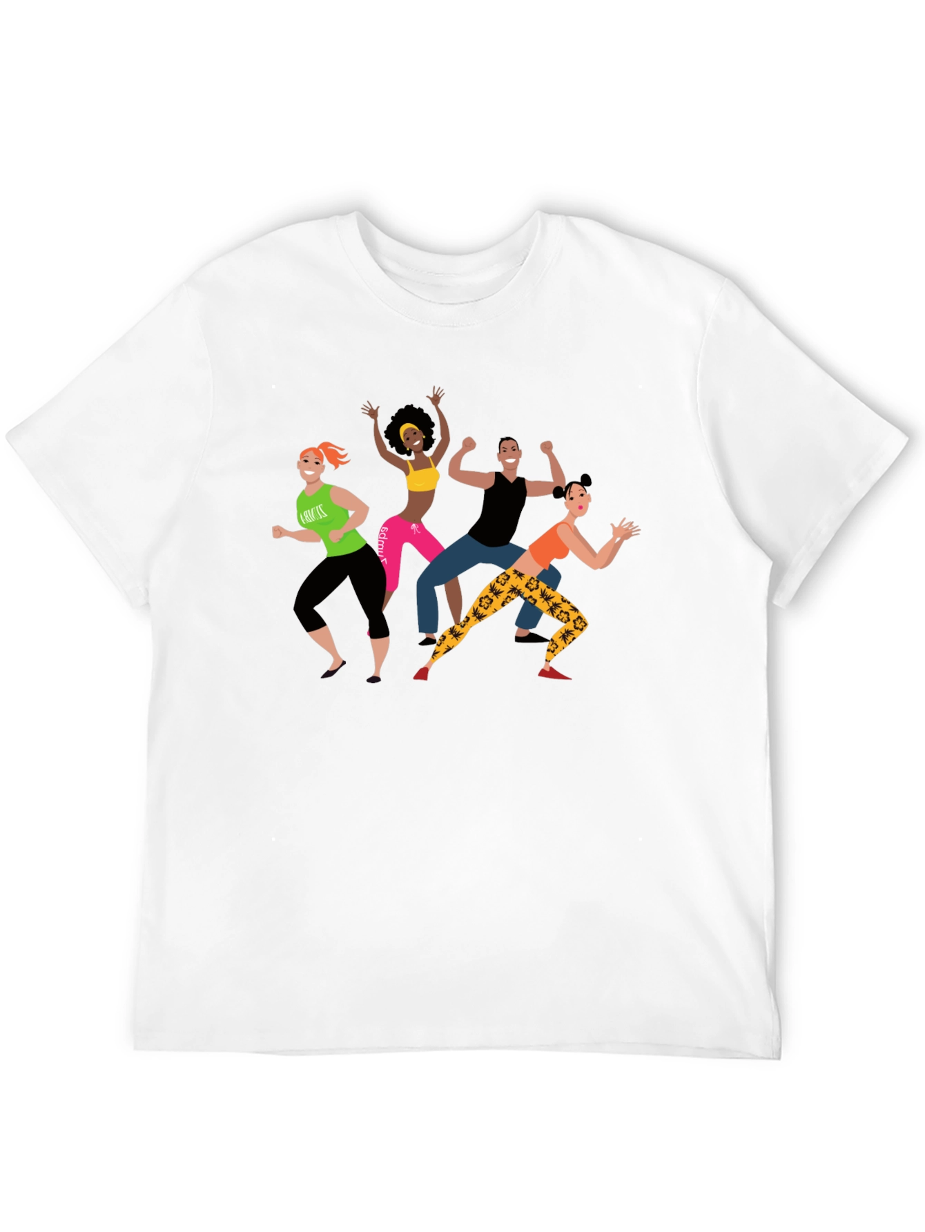 Fun Dance Group Graphic Black T-Shirt