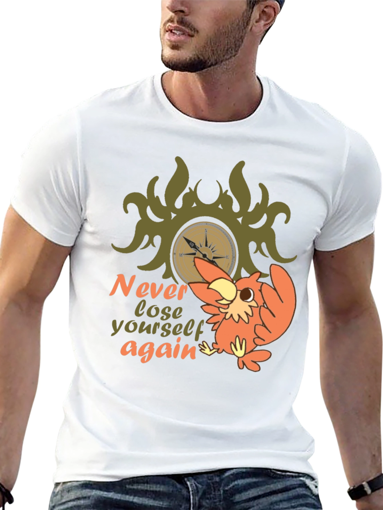 Never Lose Yourself Again Owl Graphic Tee