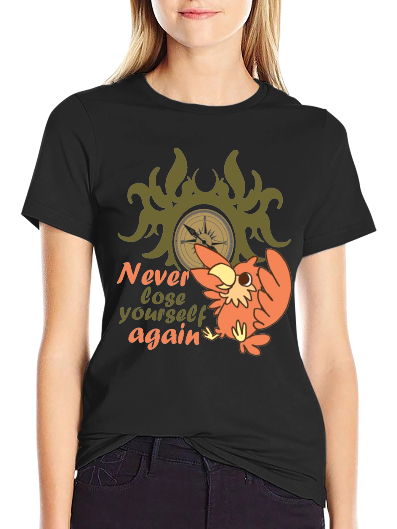 Never Lose Yourself Again Owl Graphic Tee