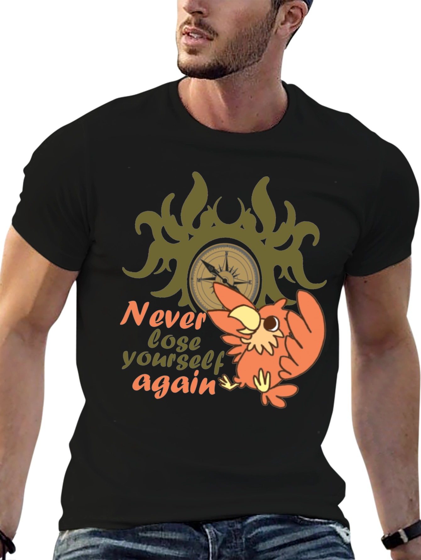 Never Lose Yourself Again Owl Graphic Tee