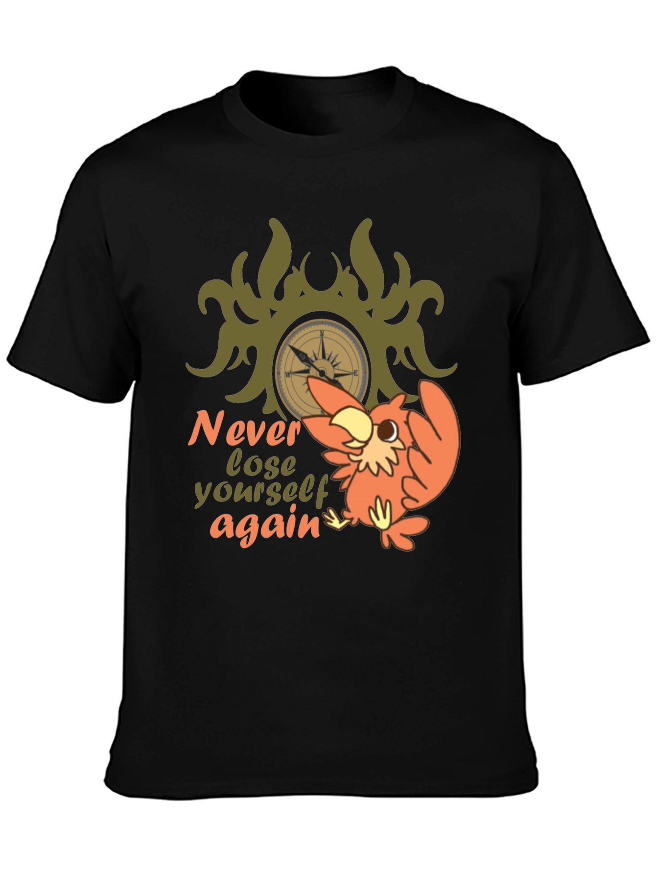 Never Lose Yourself Again Owl Graphic Tee