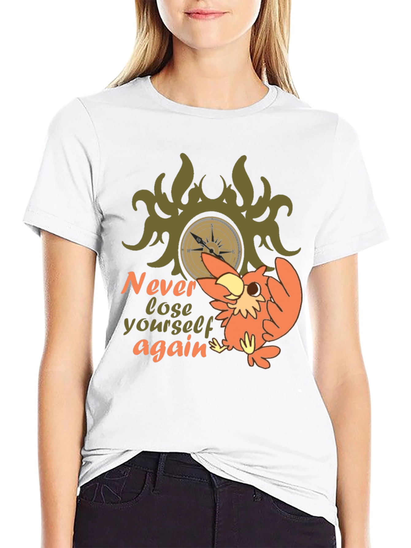 Never Lose Yourself Again Owl Graphic Tee