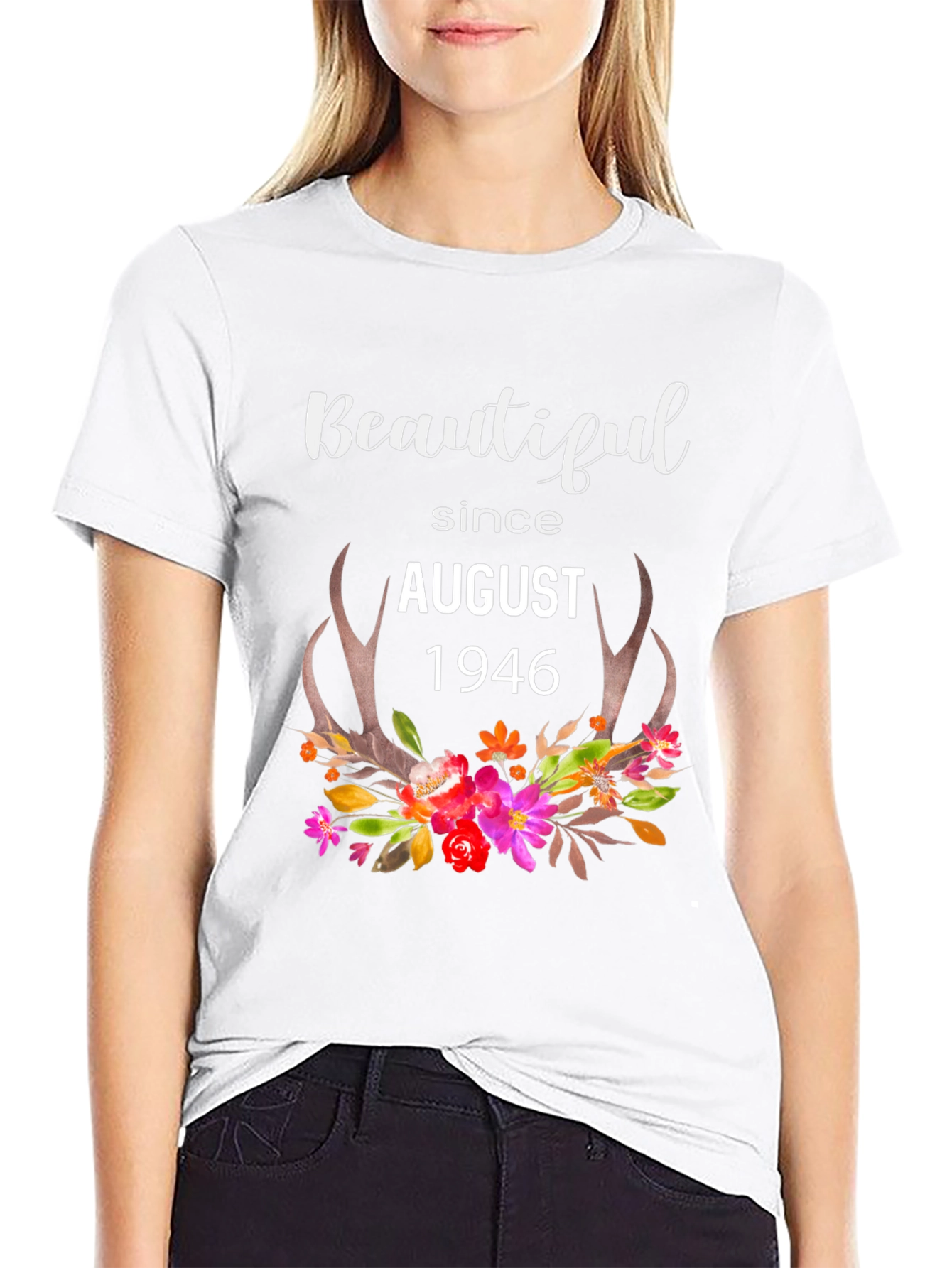 Beautiful Since August 1946 Graphic T-Shirt