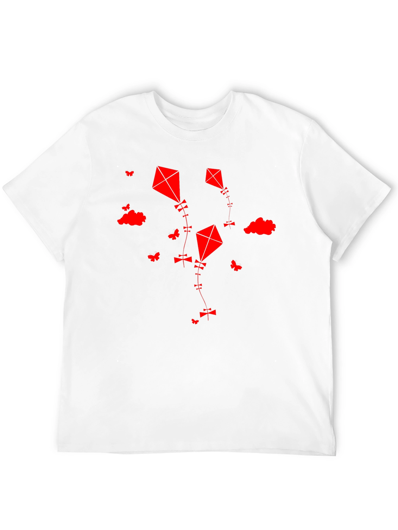 Red Kite Graphic Black T-Shirt