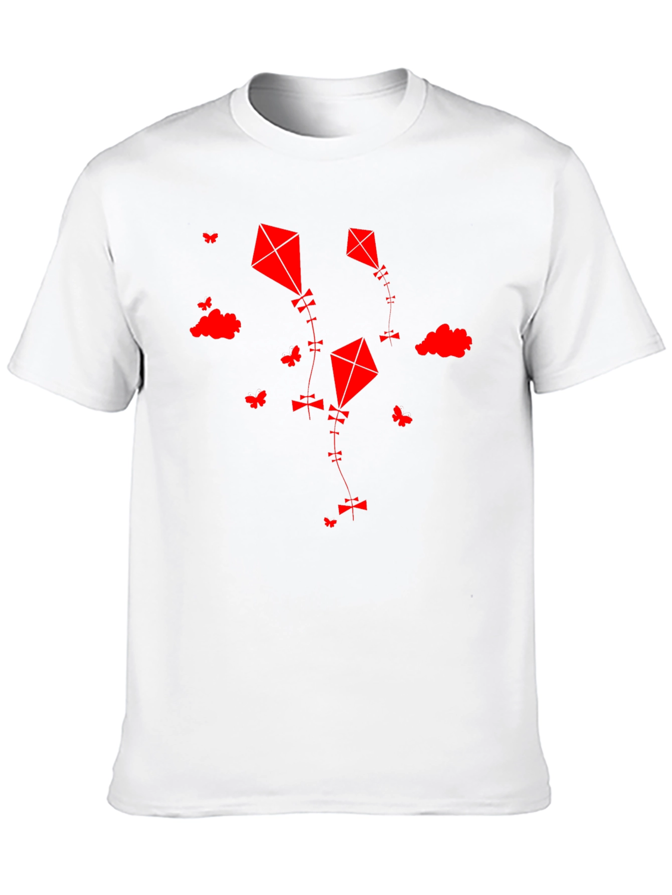 Red Kite Graphic Black T-Shirt