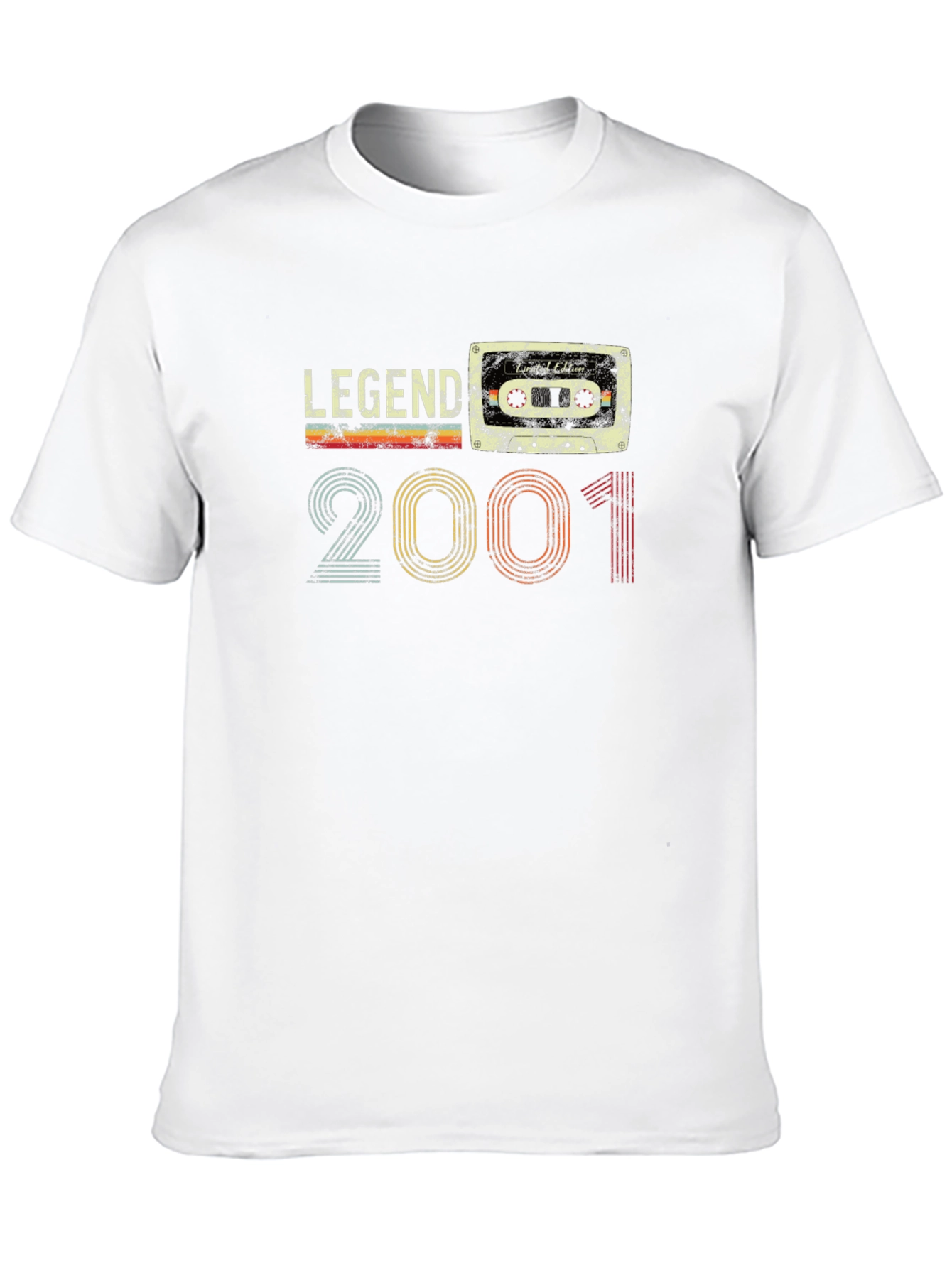 Legend Since 2001 Cassette Tape Graphic T-Shirt