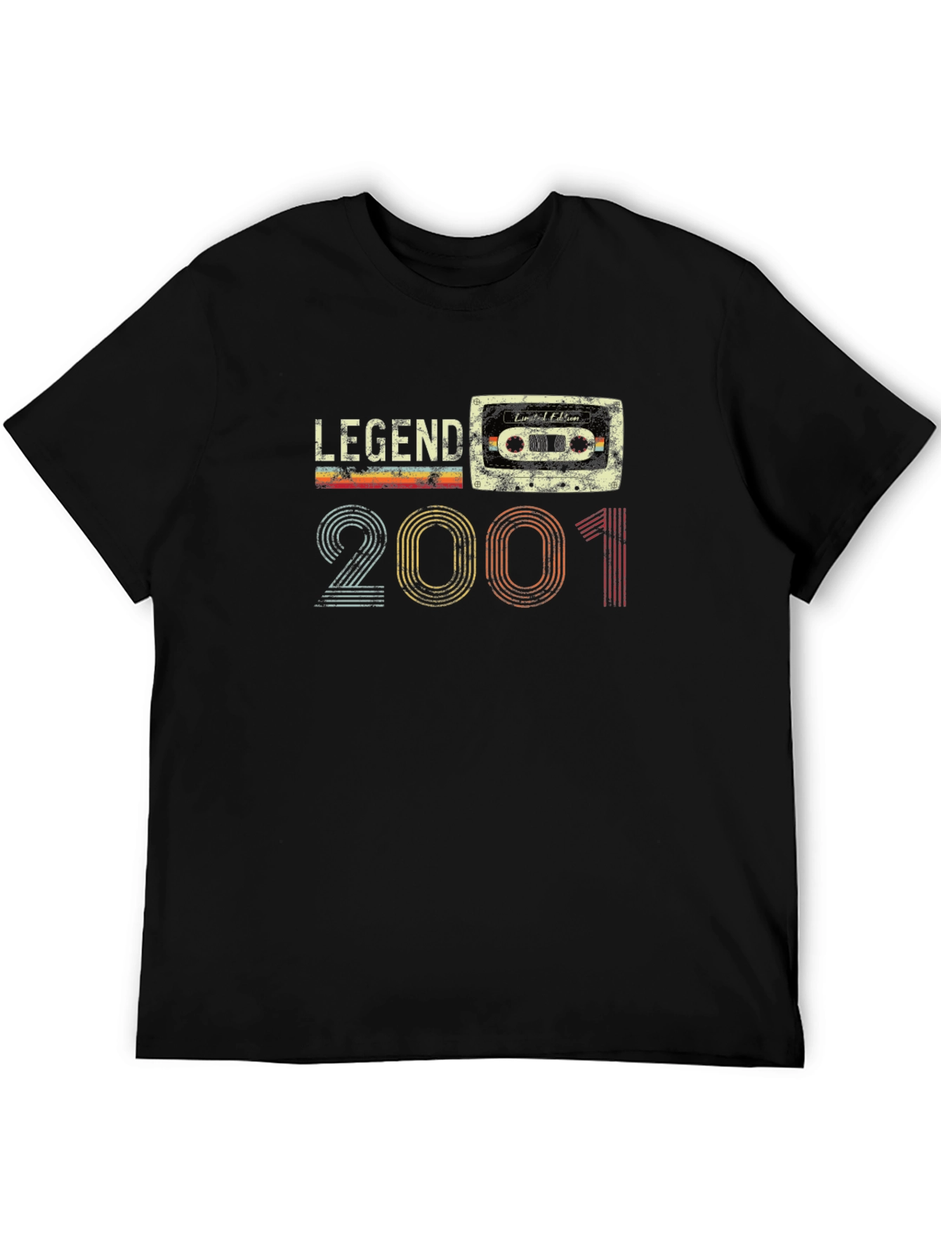 Legend Since 2001 Cassette Tape Graphic T-Shirt