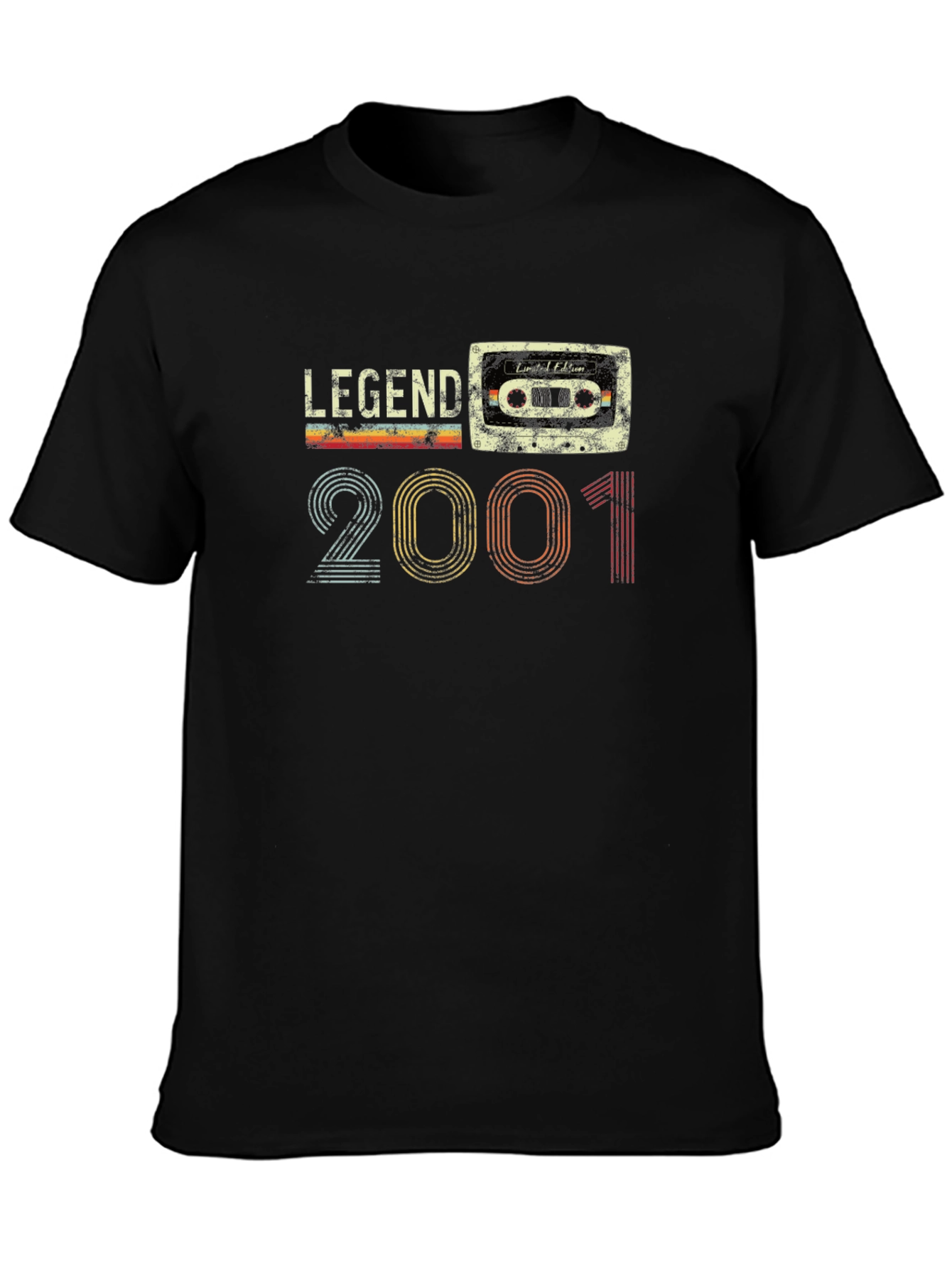 Legend Since 2001 Cassette Tape Graphic T-Shirt