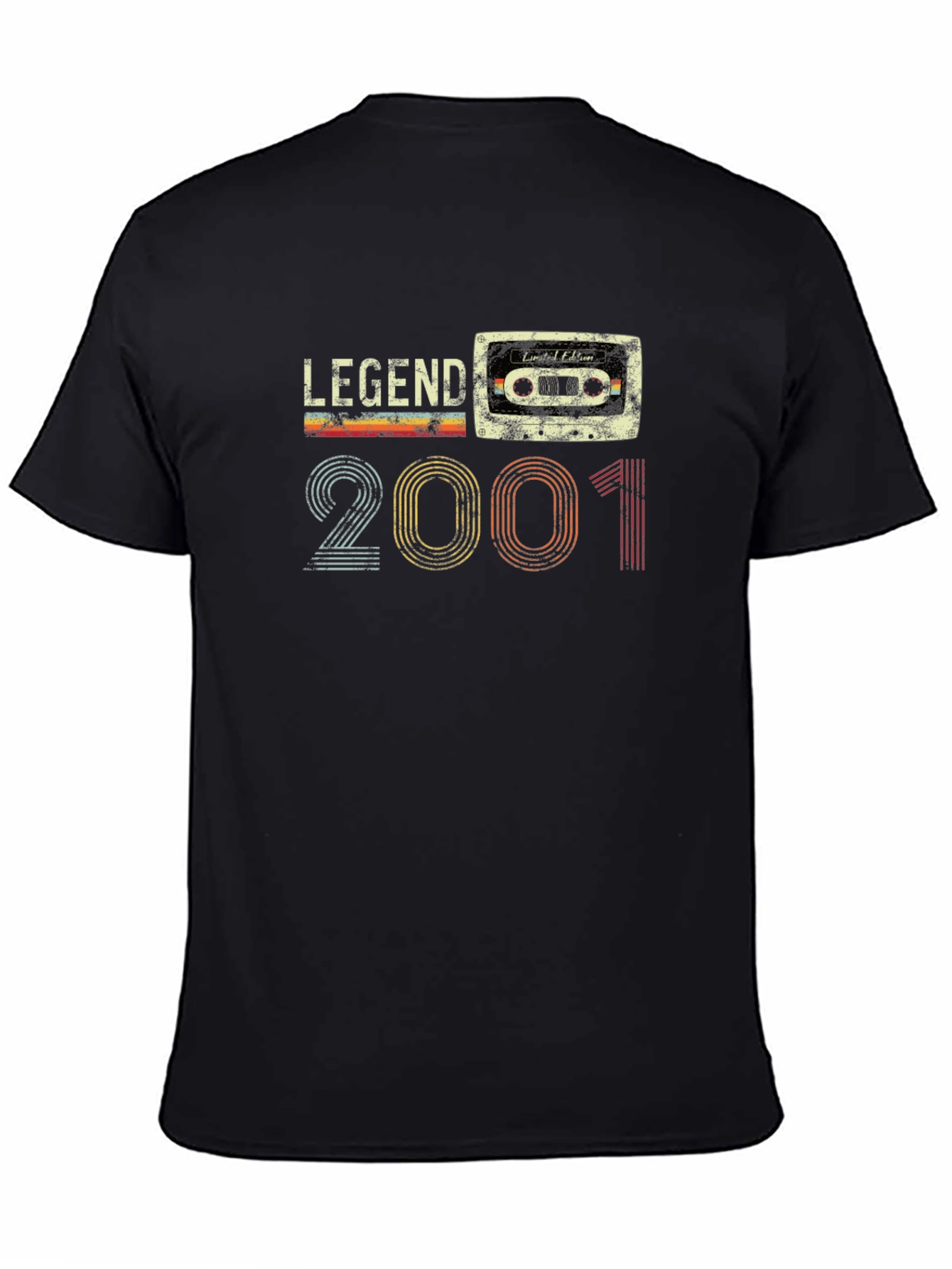 Legend Since 2001 Cassette Tape Graphic T-Shirt