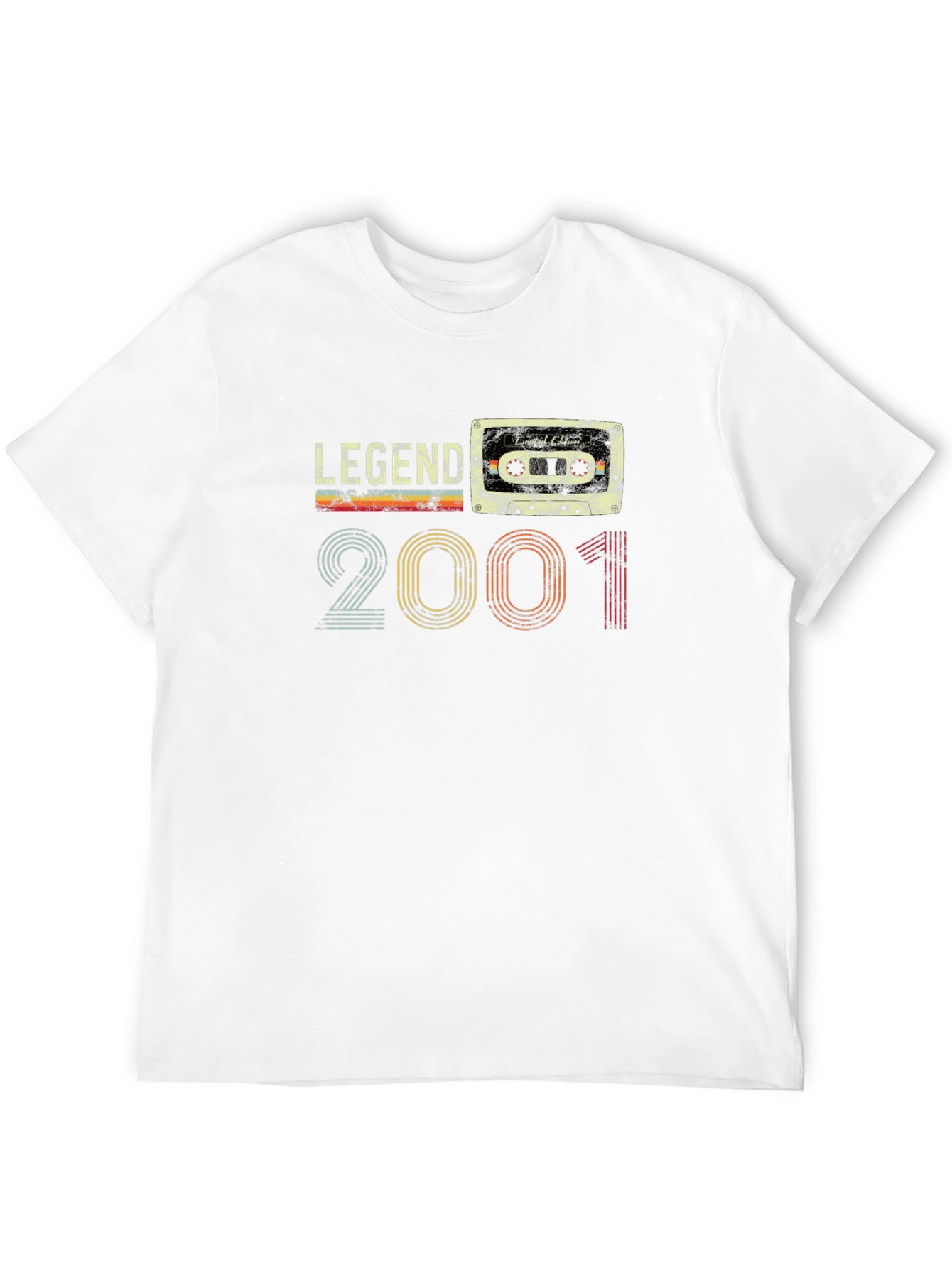 Legend Since 2001 Cassette Tape Graphic T-Shirt