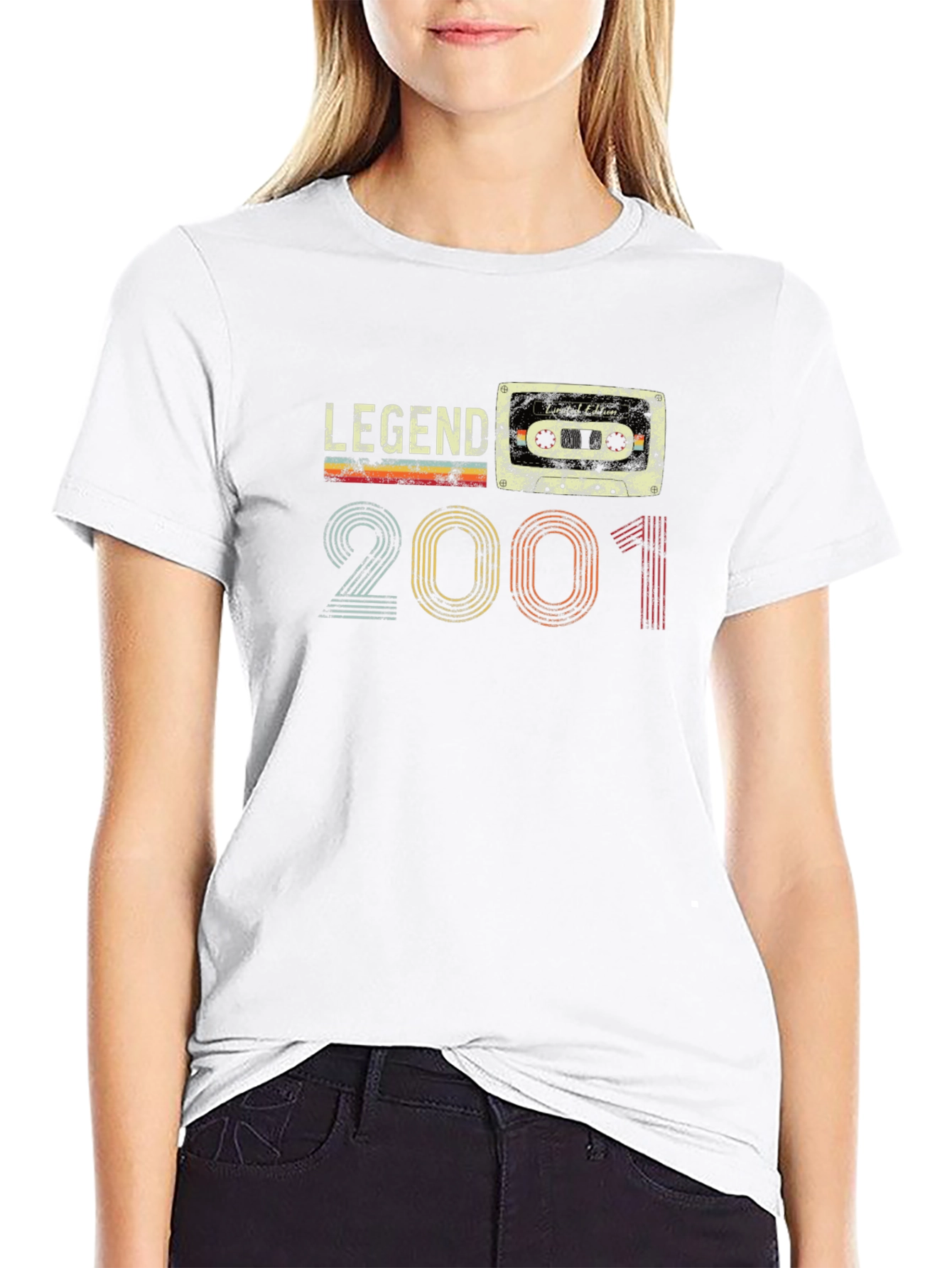 Legend Since 2001 Cassette Tape Graphic T-Shirt