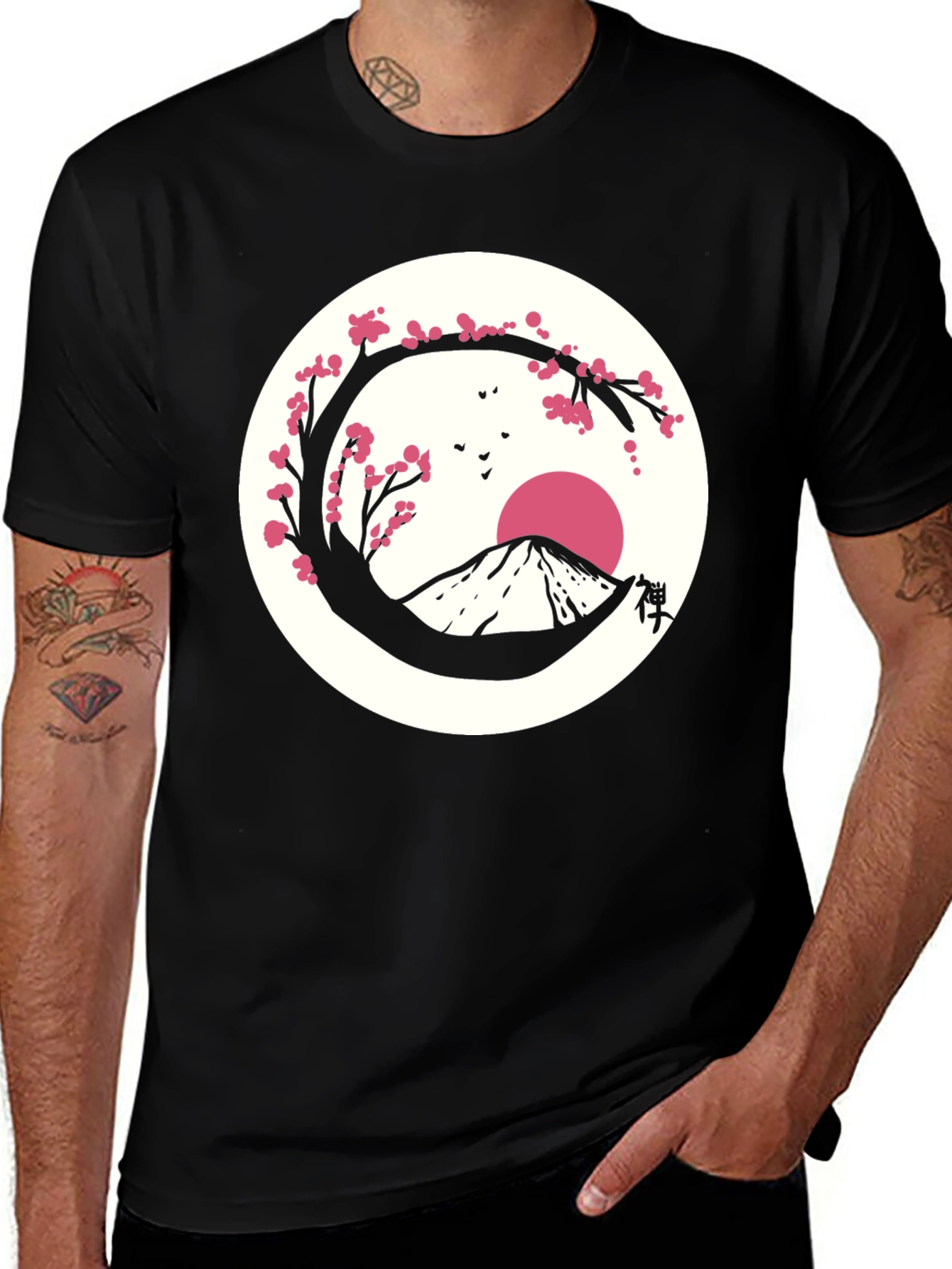 Zen Mountain Blossom T-Shirt