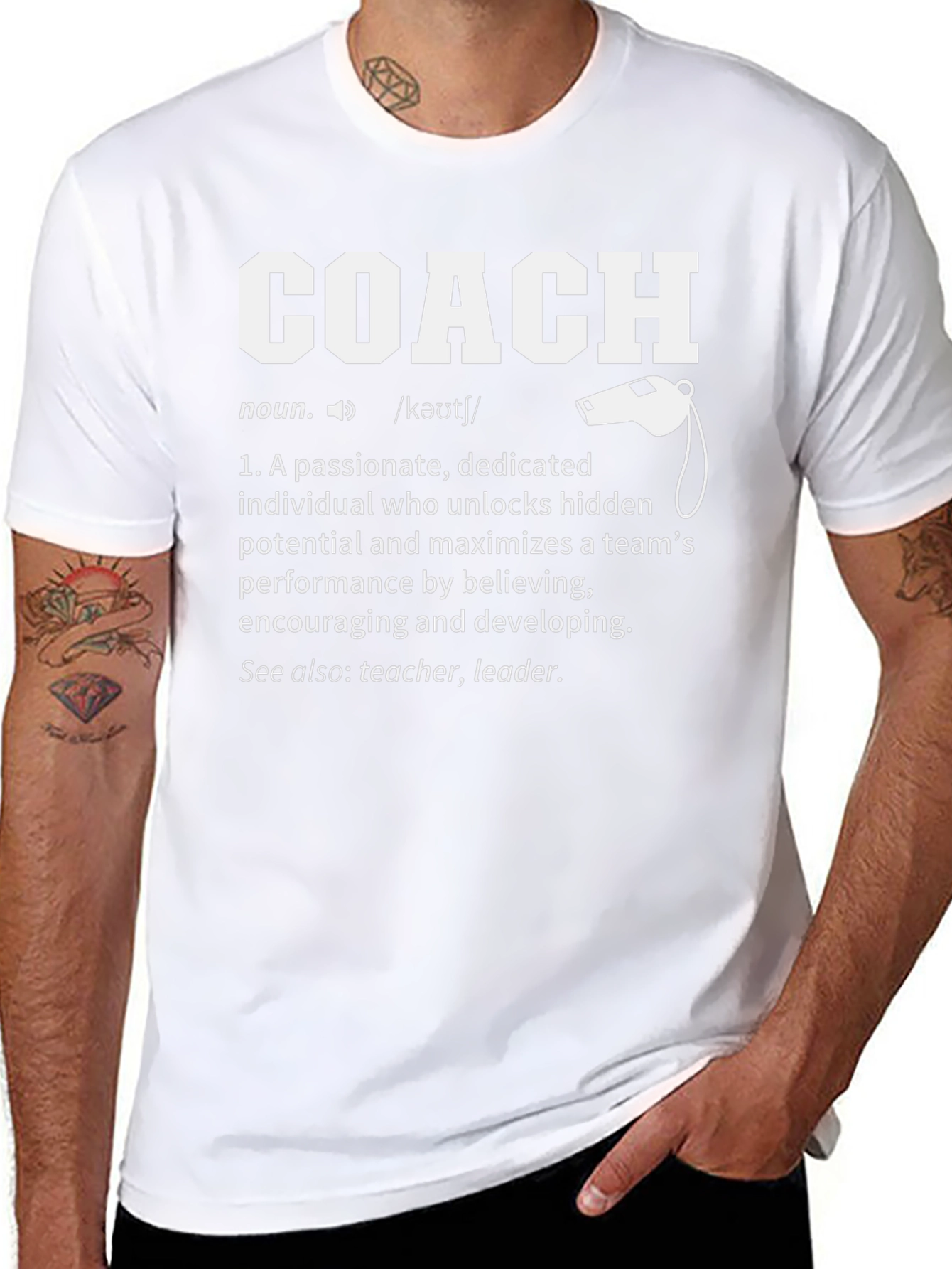 Coach Definition T-Shirt - Passionate Leader Gift