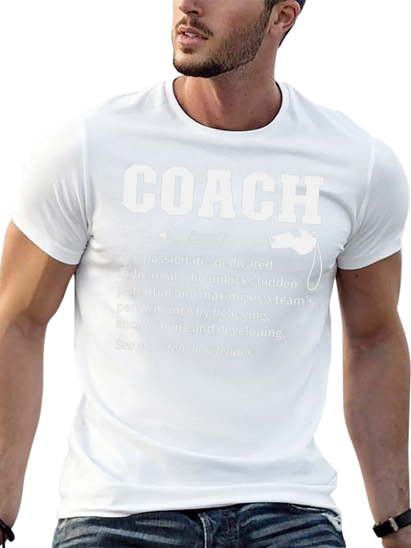 Coach Definition T-Shirt - Passionate Leader Gift