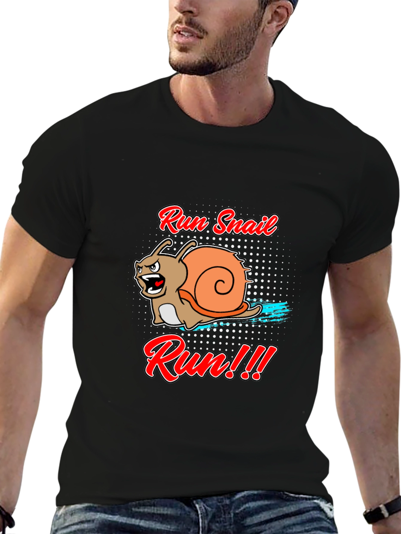 Run Snail Run T-Shirt - Funny Animal Tee