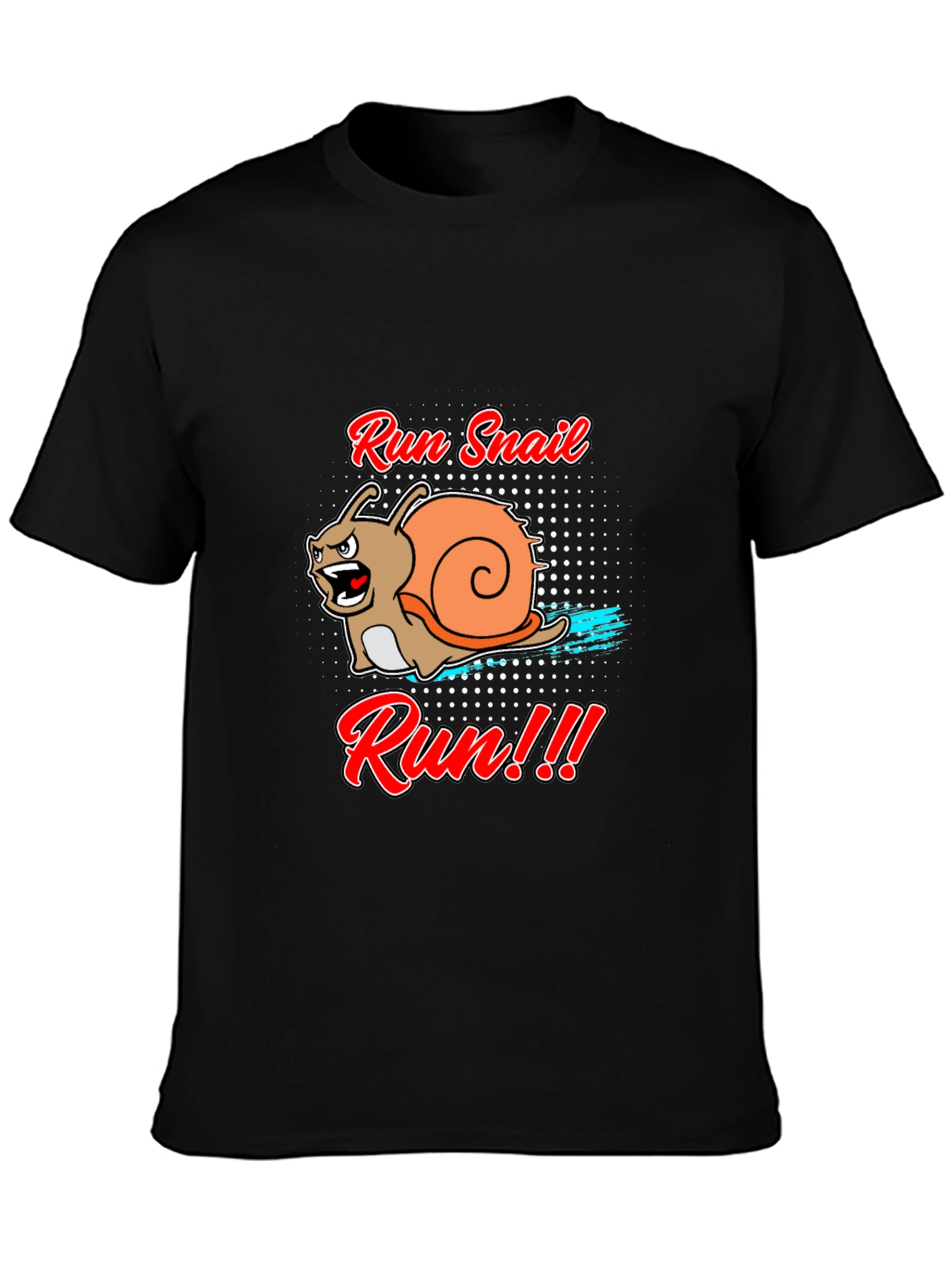Run Snail Run T-Shirt - Funny Animal Tee