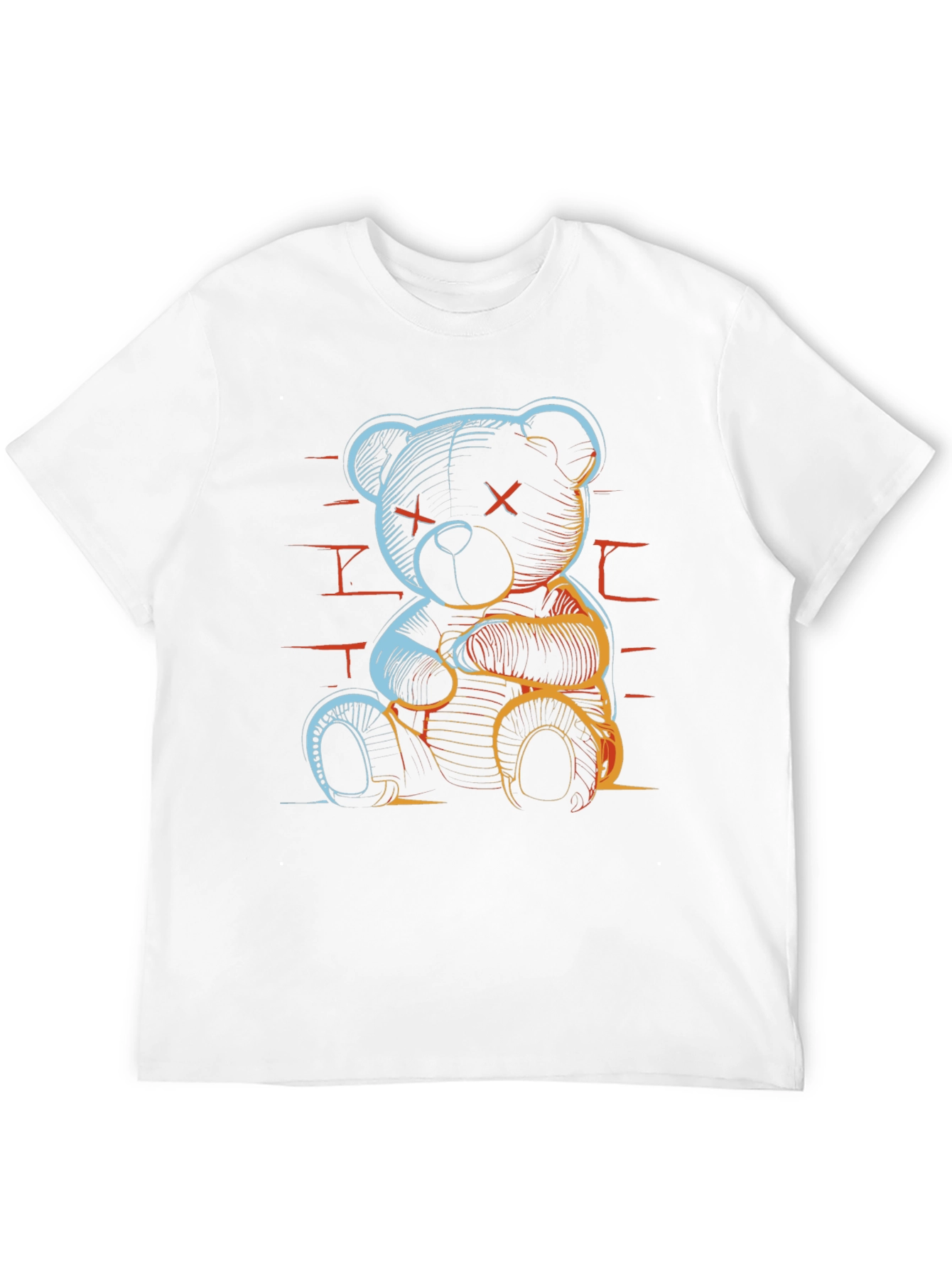 Neon Bear Graphic T-Shirt