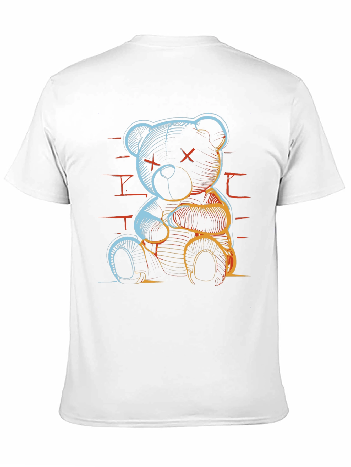 Neon Bear Graphic T-Shirt