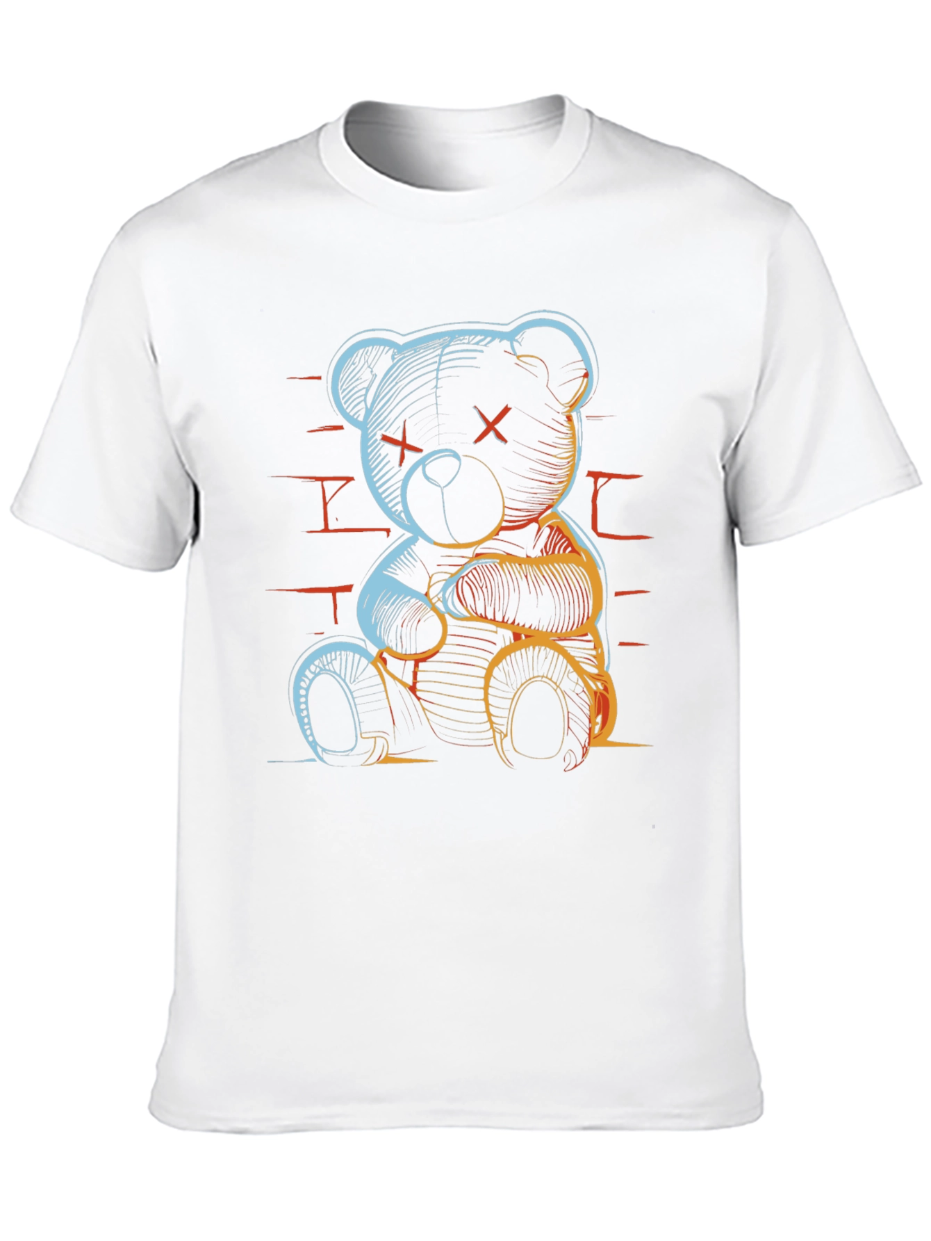 Neon Bear Graphic T-Shirt