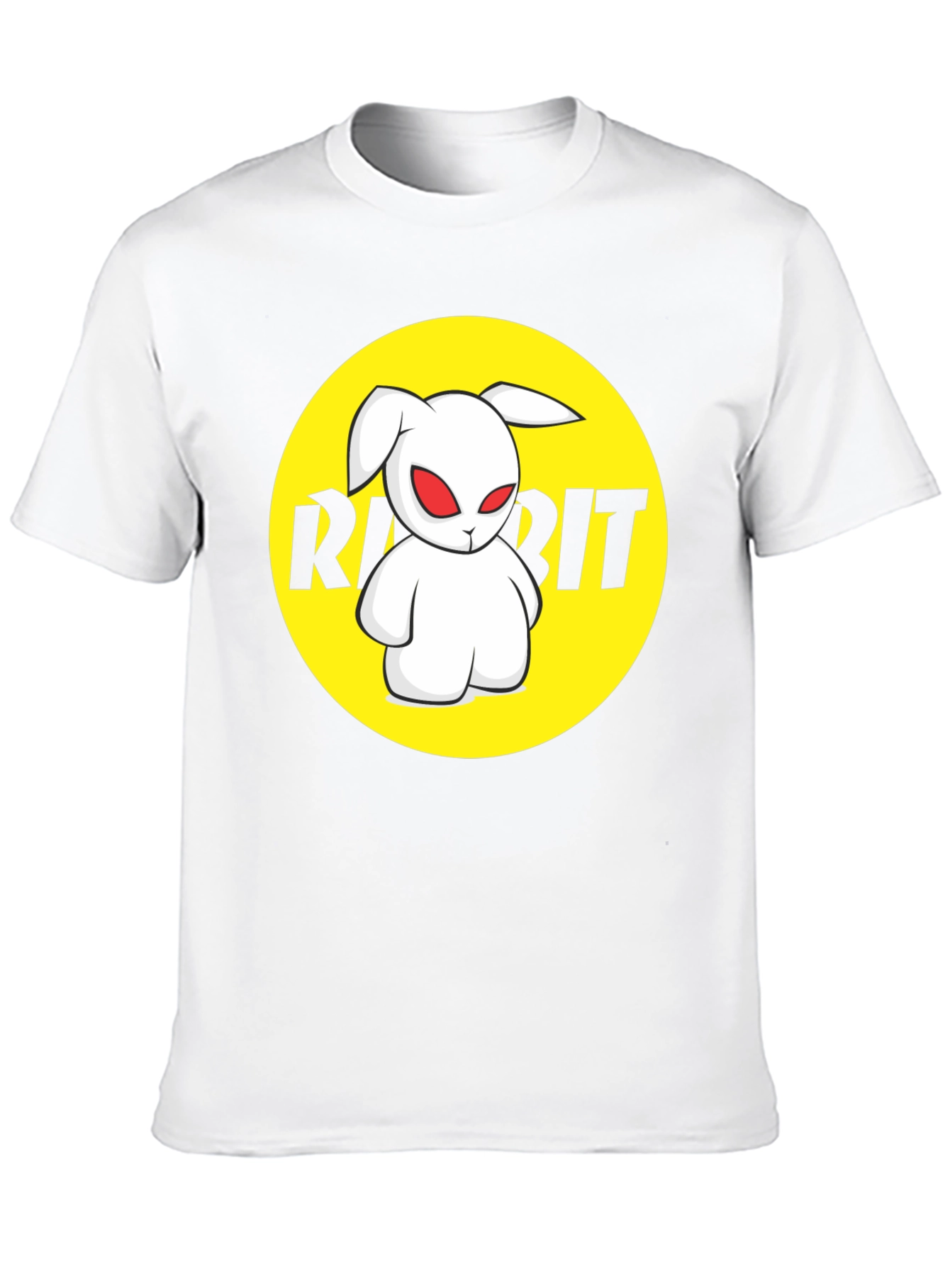 Rabbit Graphic Black T-Shirt