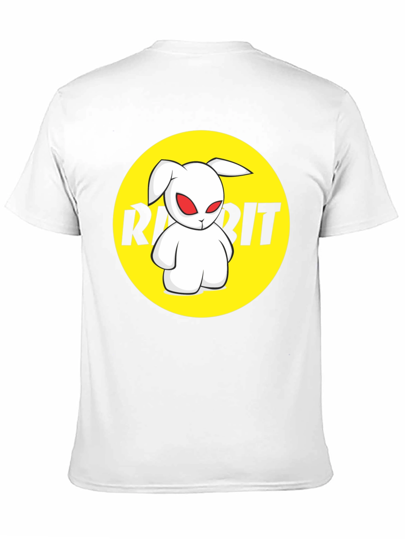 Rabbit Graphic Black T-Shirt