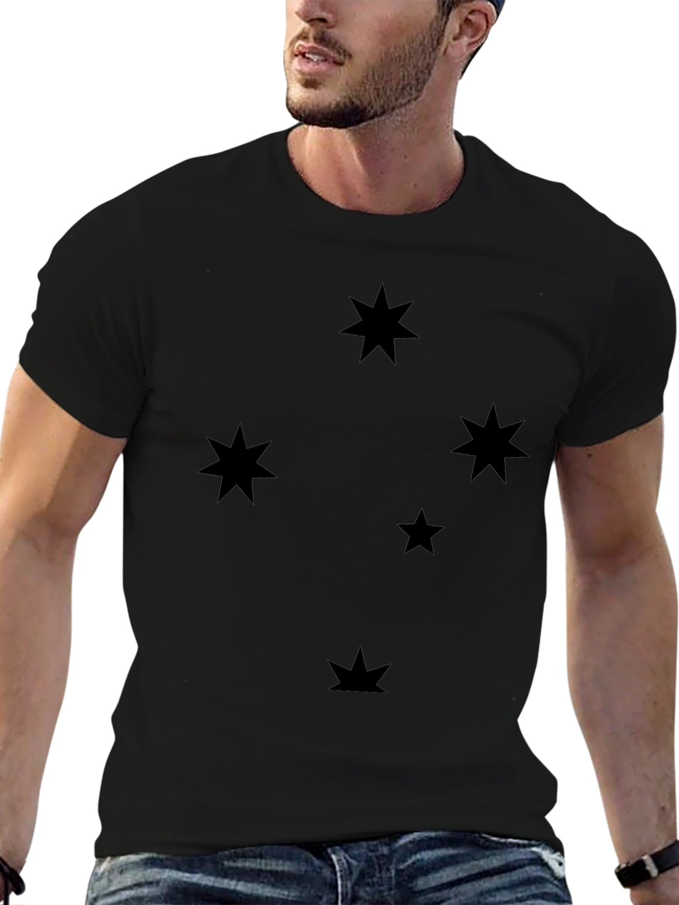 Southern Cross Starry Night Black T-Shirt
