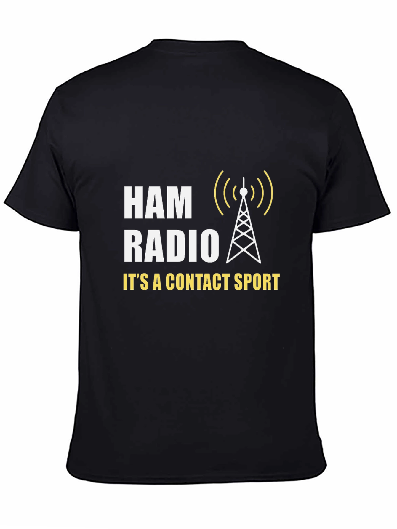 Ham Radio Contact Sport T-Shirt - Black