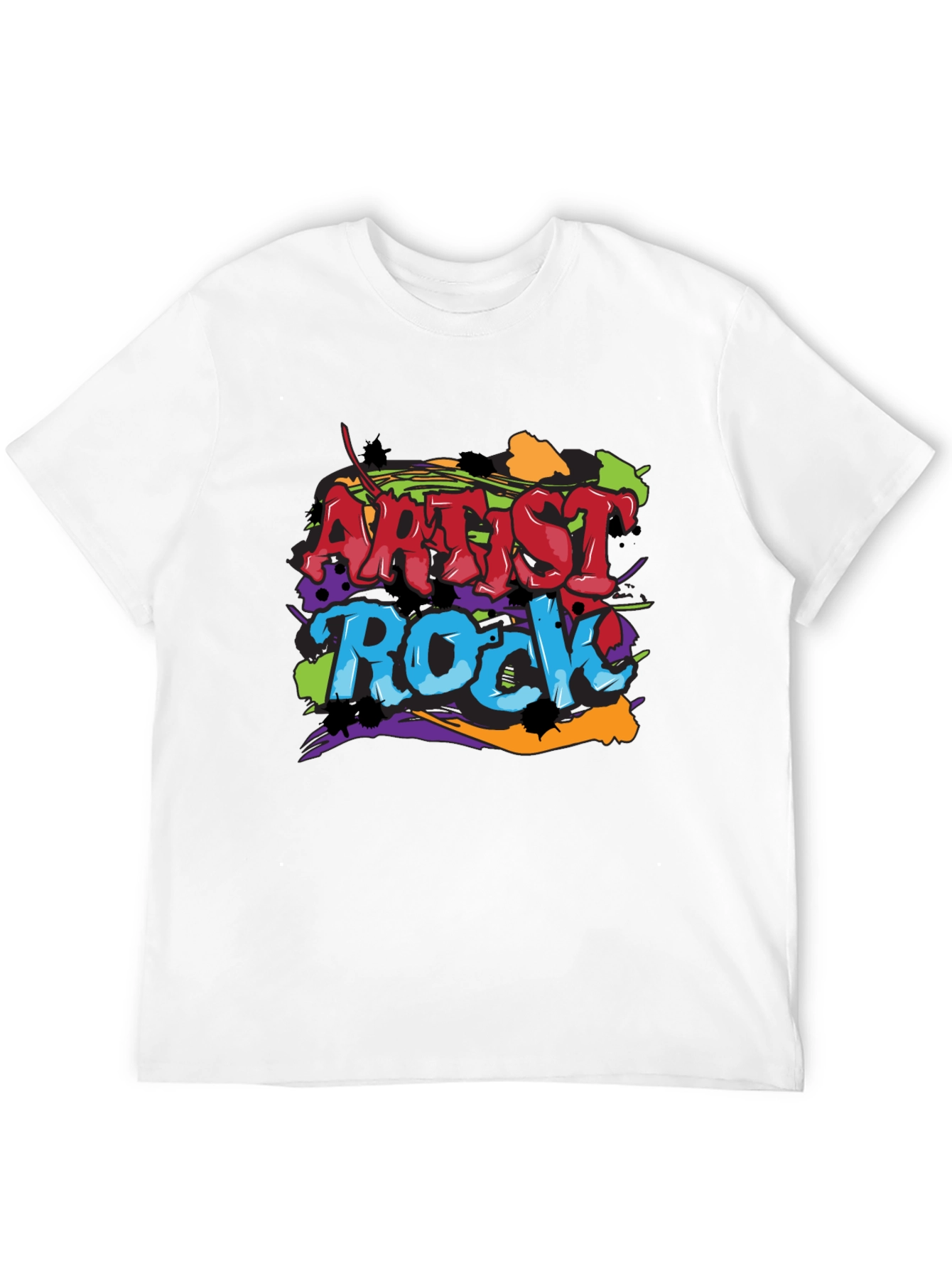 Artist Rock Graphic Tee - Crew Neck