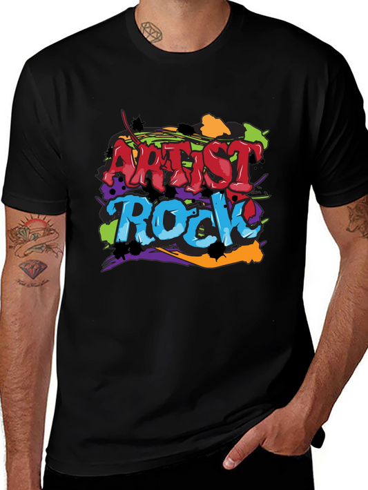 Artist Rock Graphic Tee - Crew Neck