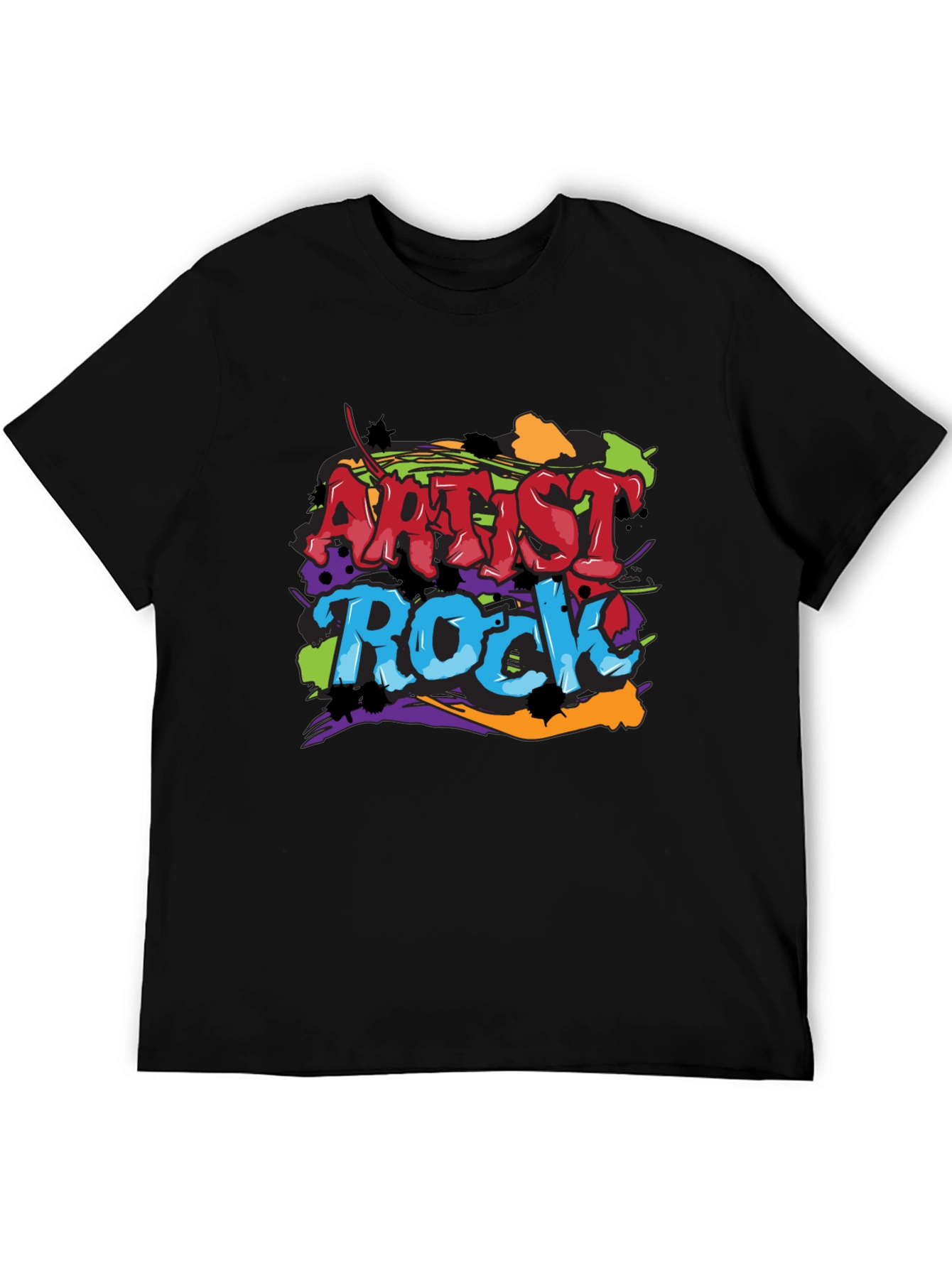 Artist Rock Graphic Tee - Crew Neck