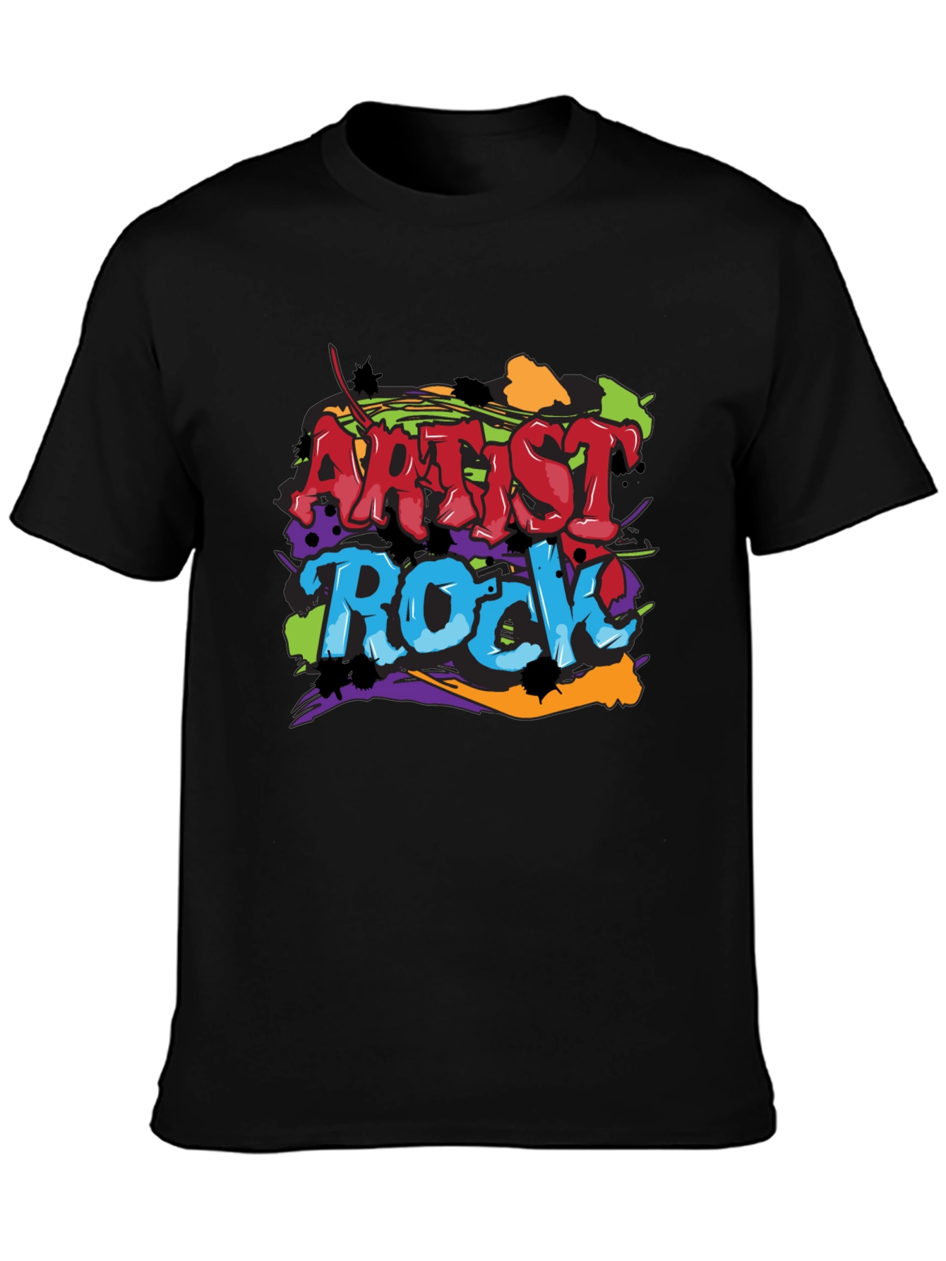 Artist Rock Graphic Tee - Crew Neck