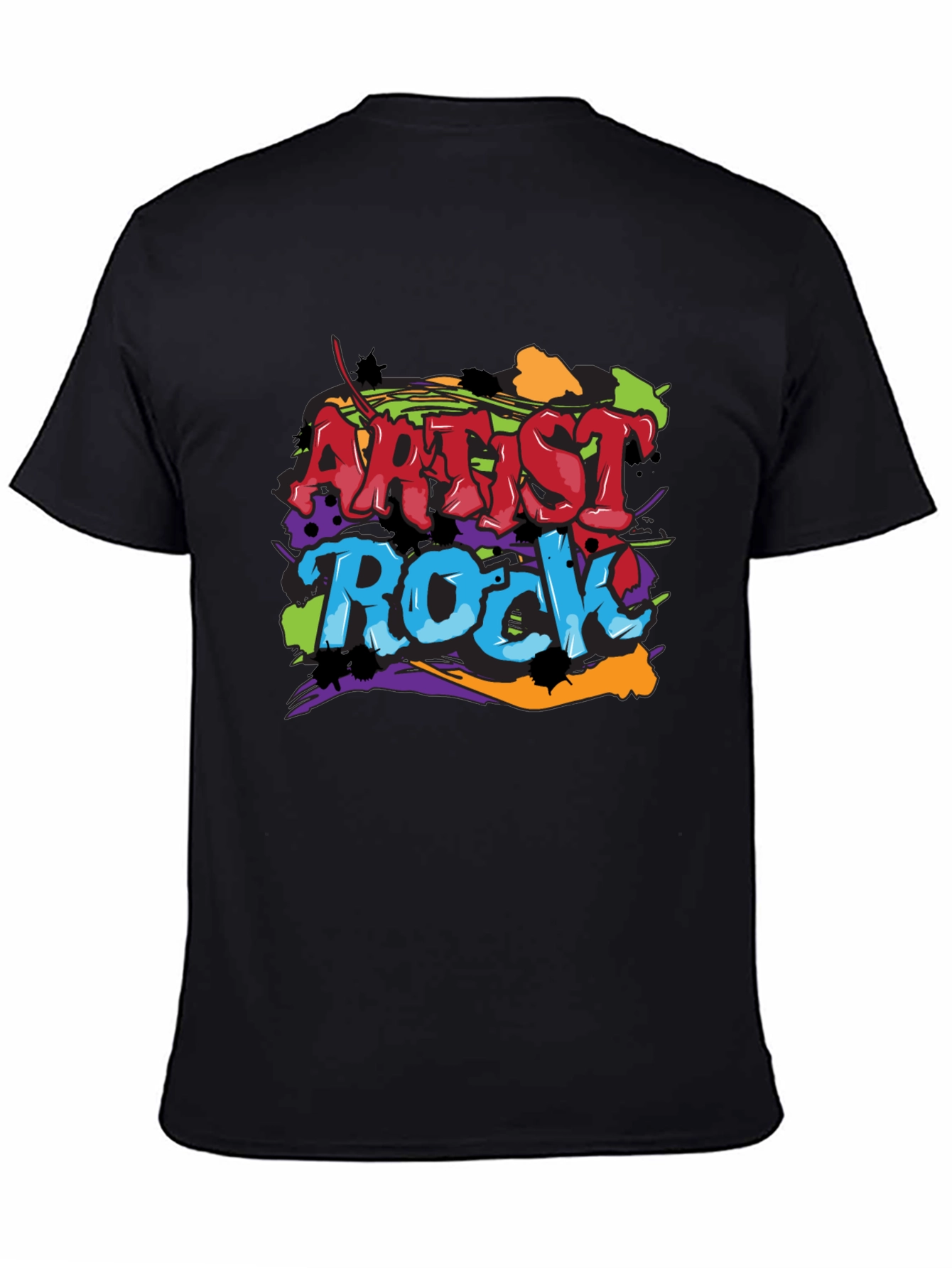 Artist Rock Graphic Tee - Crew Neck