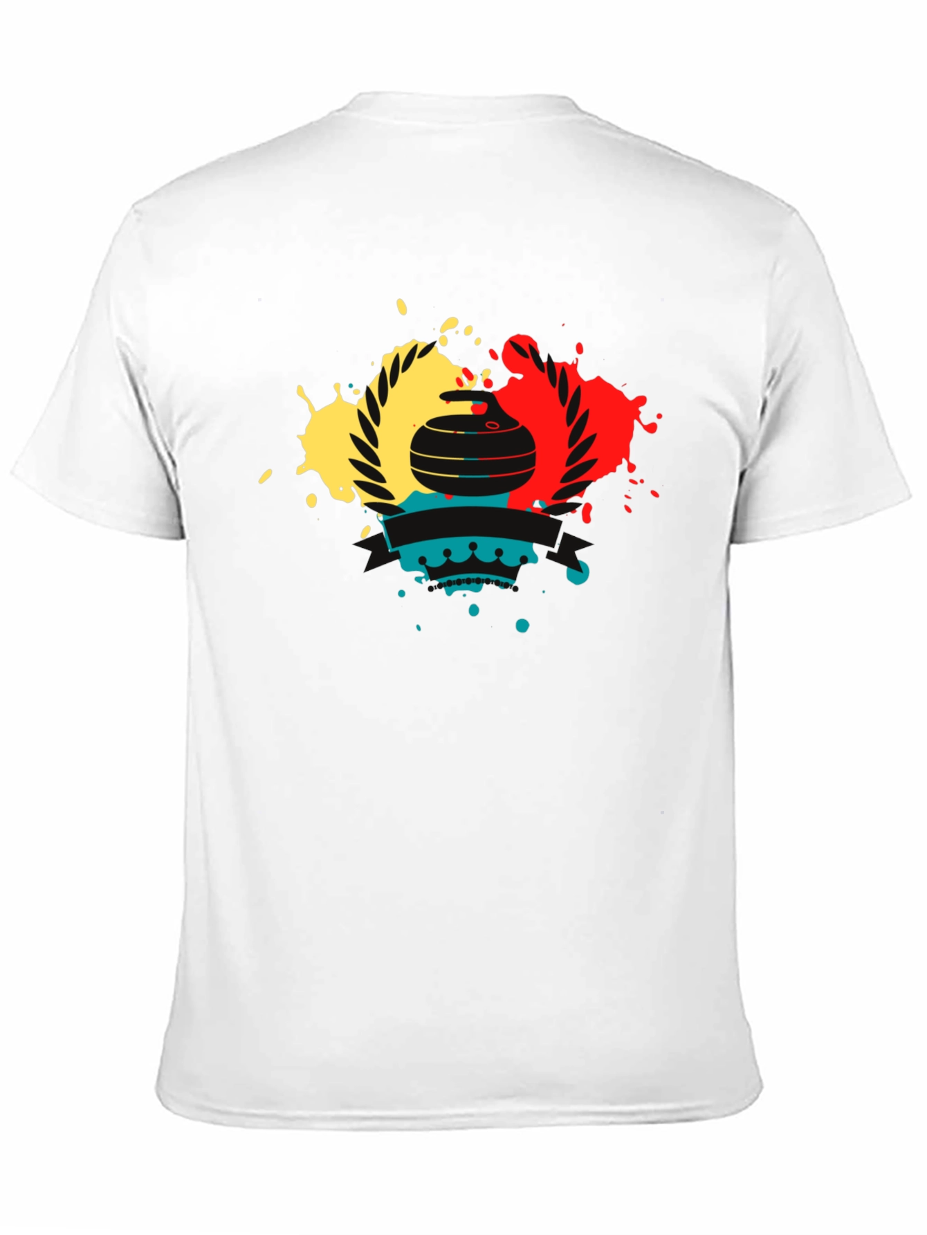 Curling Stone Graphic T-Shirt
