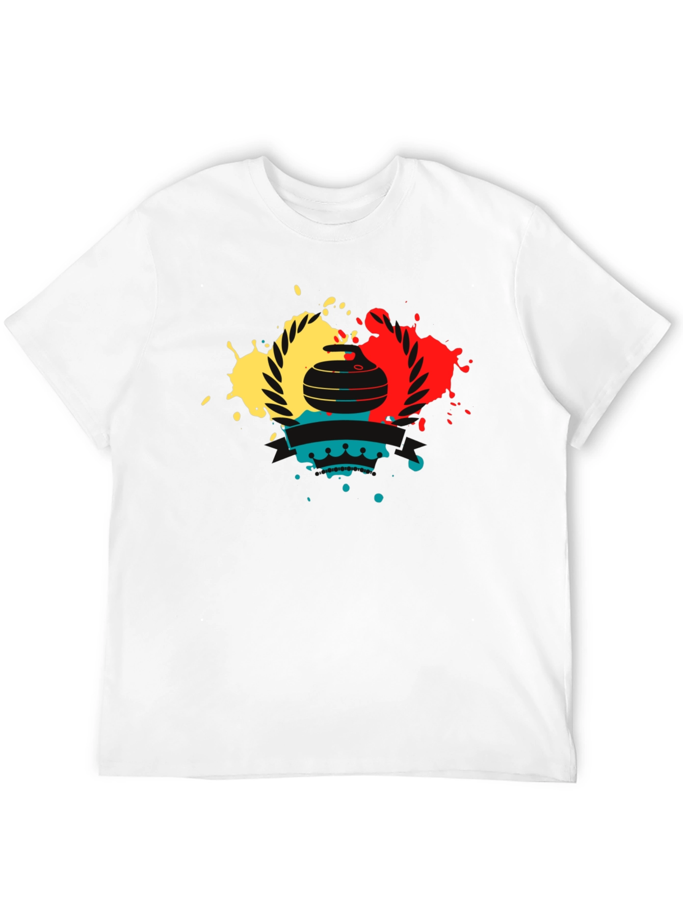 Curling Stone Graphic T-Shirt
