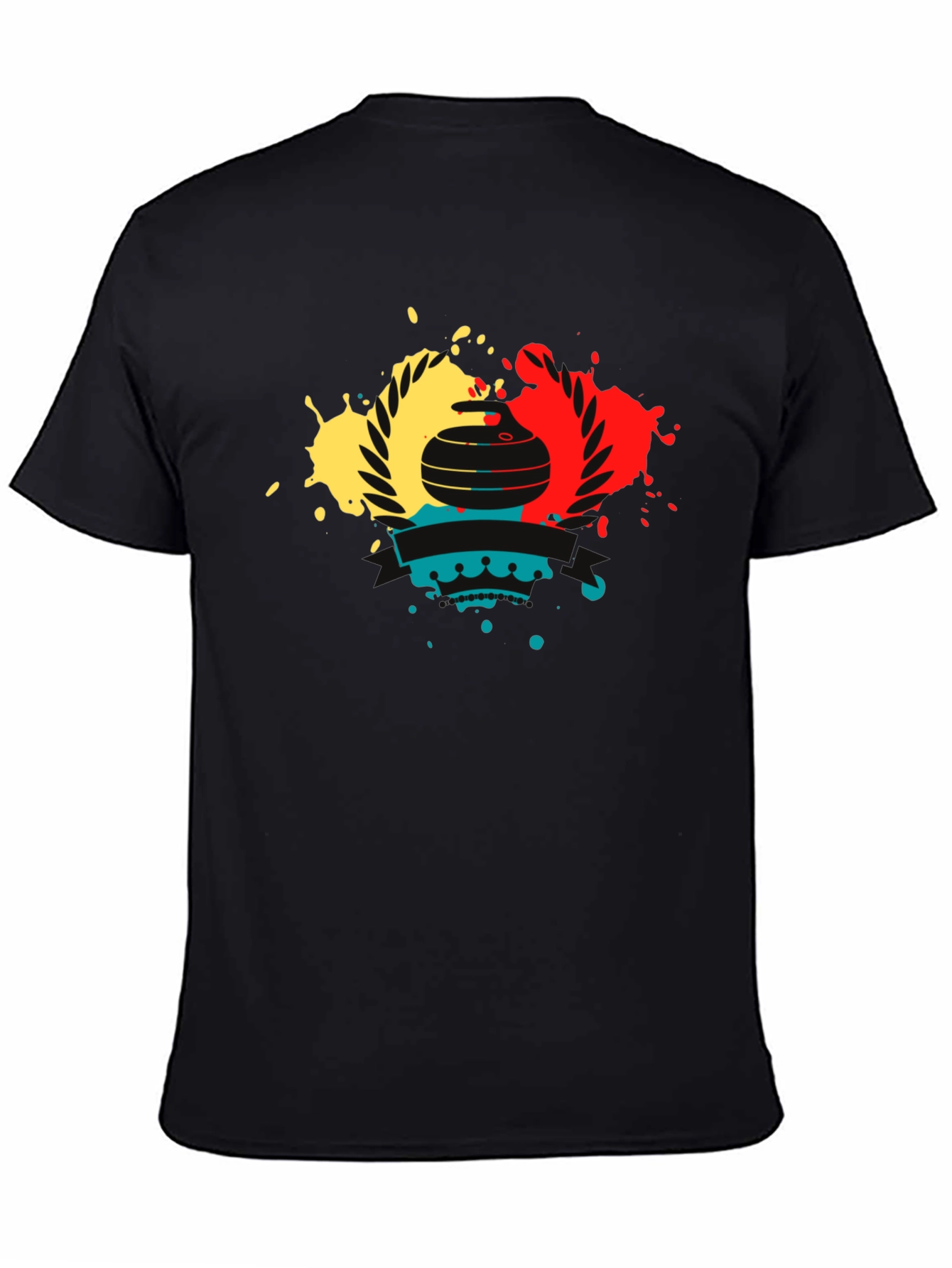 Curling Stone Graphic T-Shirt