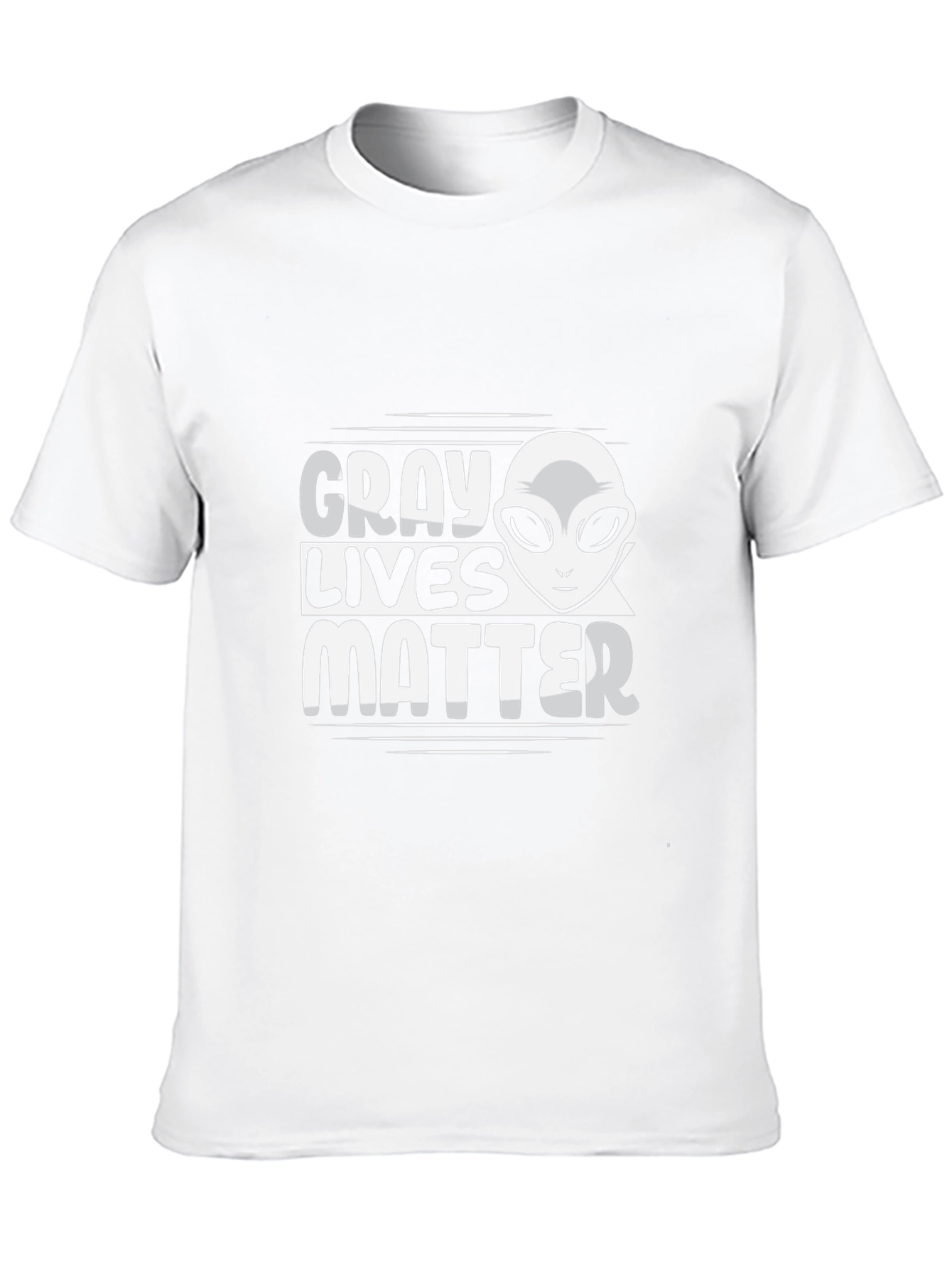 Gray Lives Matter T-Shirt - Alien Graphic Tee