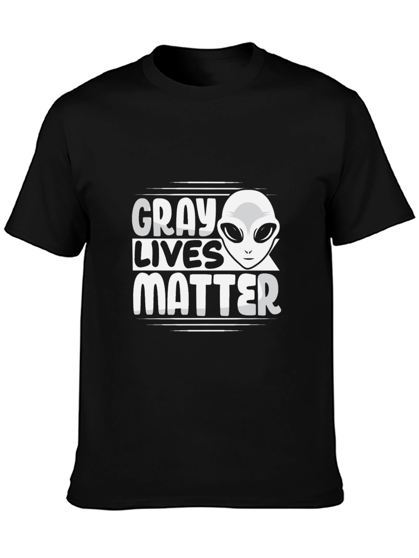Gray Lives Matter T-Shirt - Alien Graphic Tee