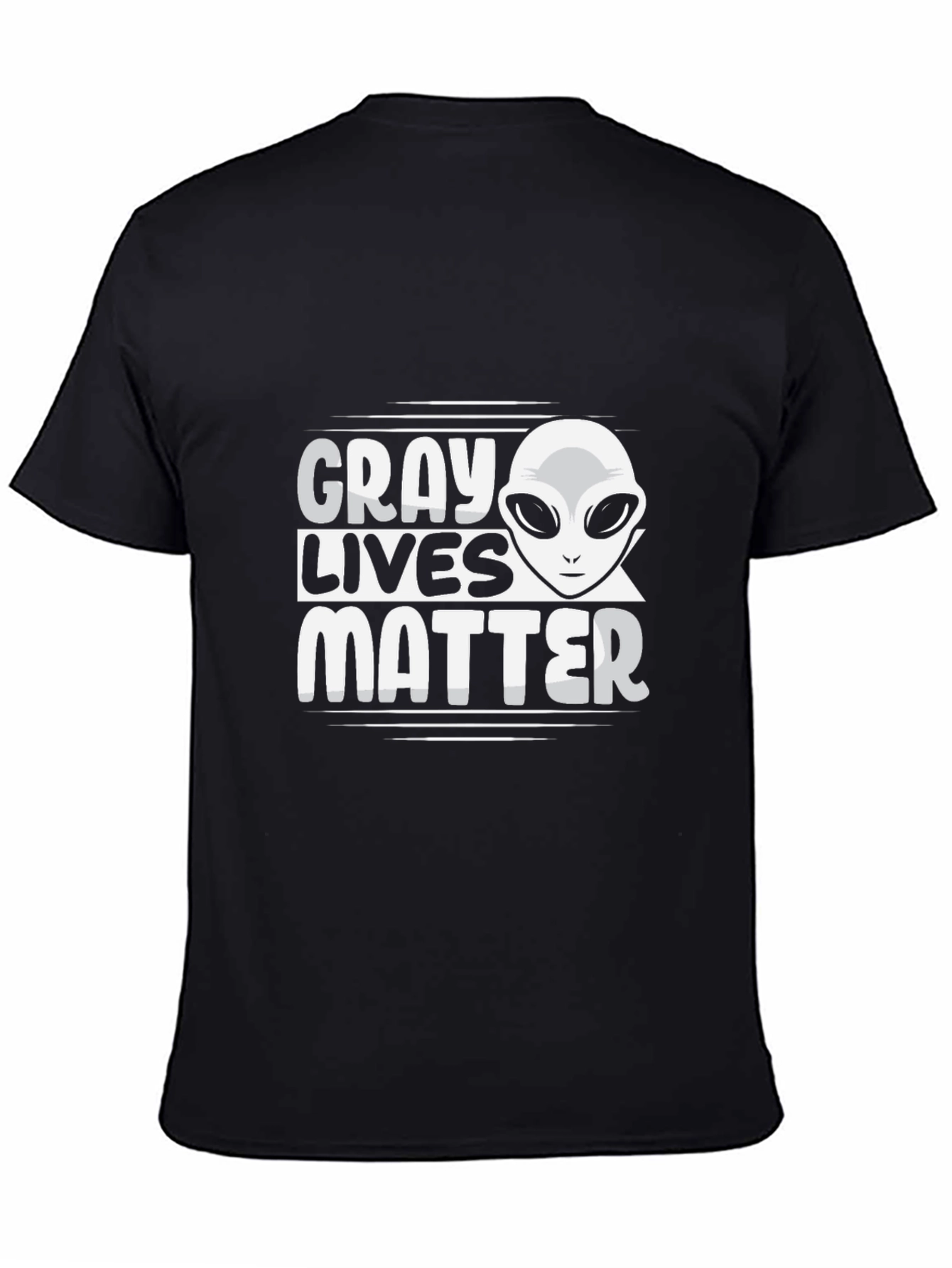Gray Lives Matter T-Shirt - Alien Graphic Tee