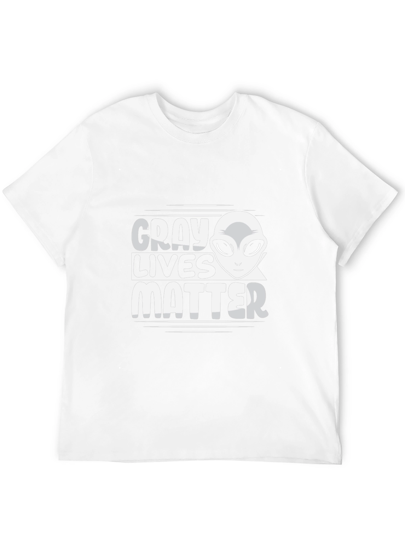 Gray Lives Matter T-Shirt - Alien Graphic Tee